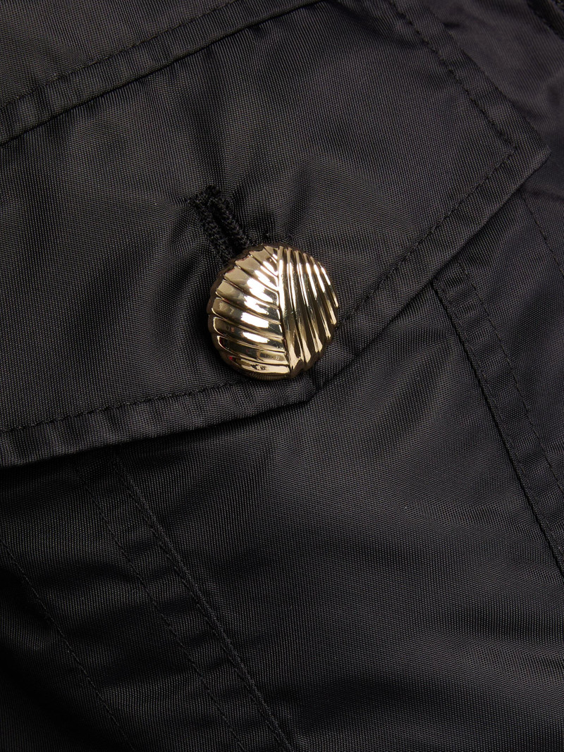 Women's Janice Lace-Appliquéd Utility Jacket - Black 7