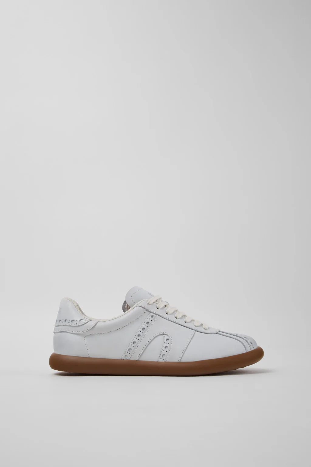Twins White Leather Sneakers for Women. - 1