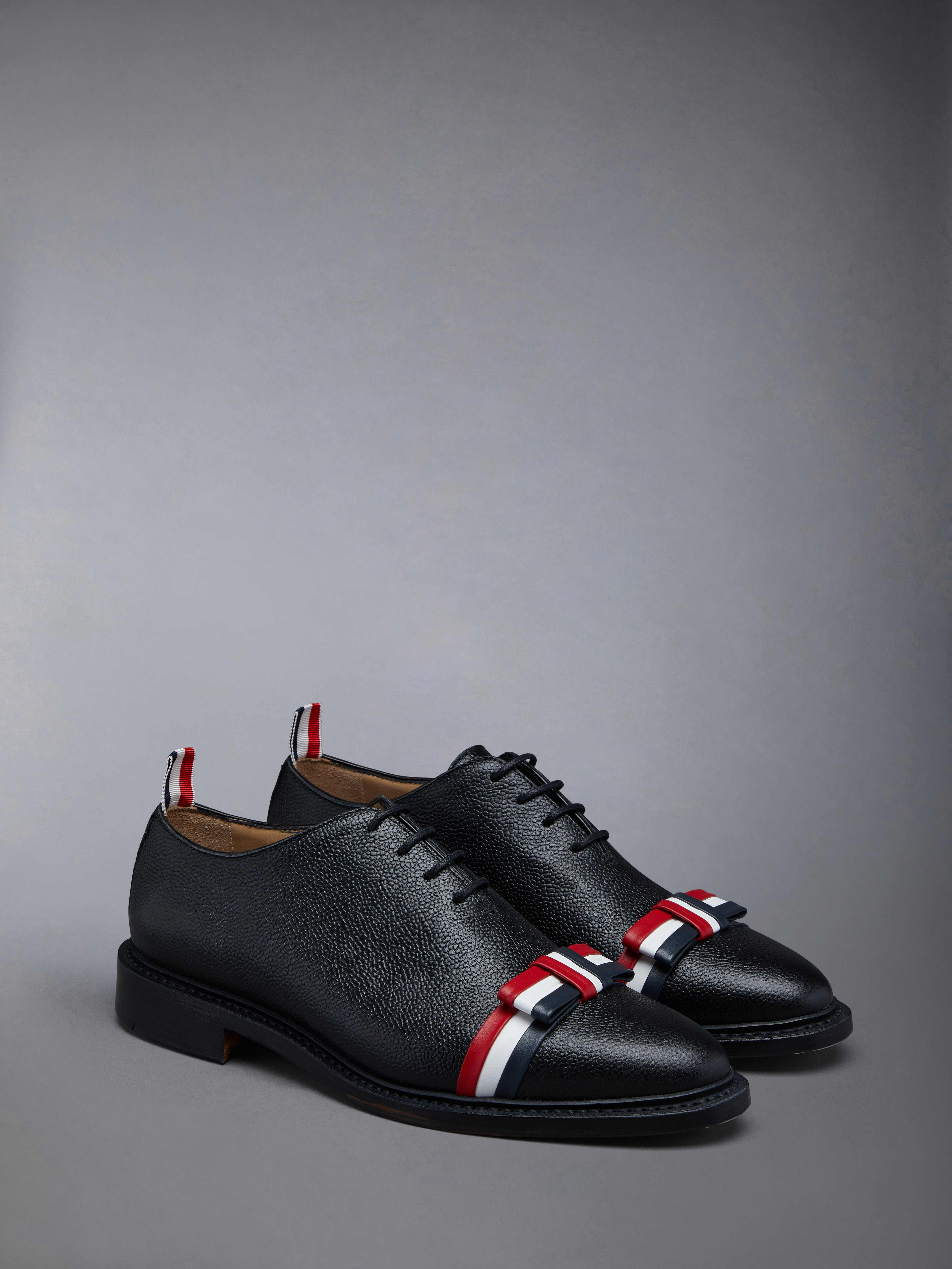 Wholecut Tricolour Bow Shoe - 2