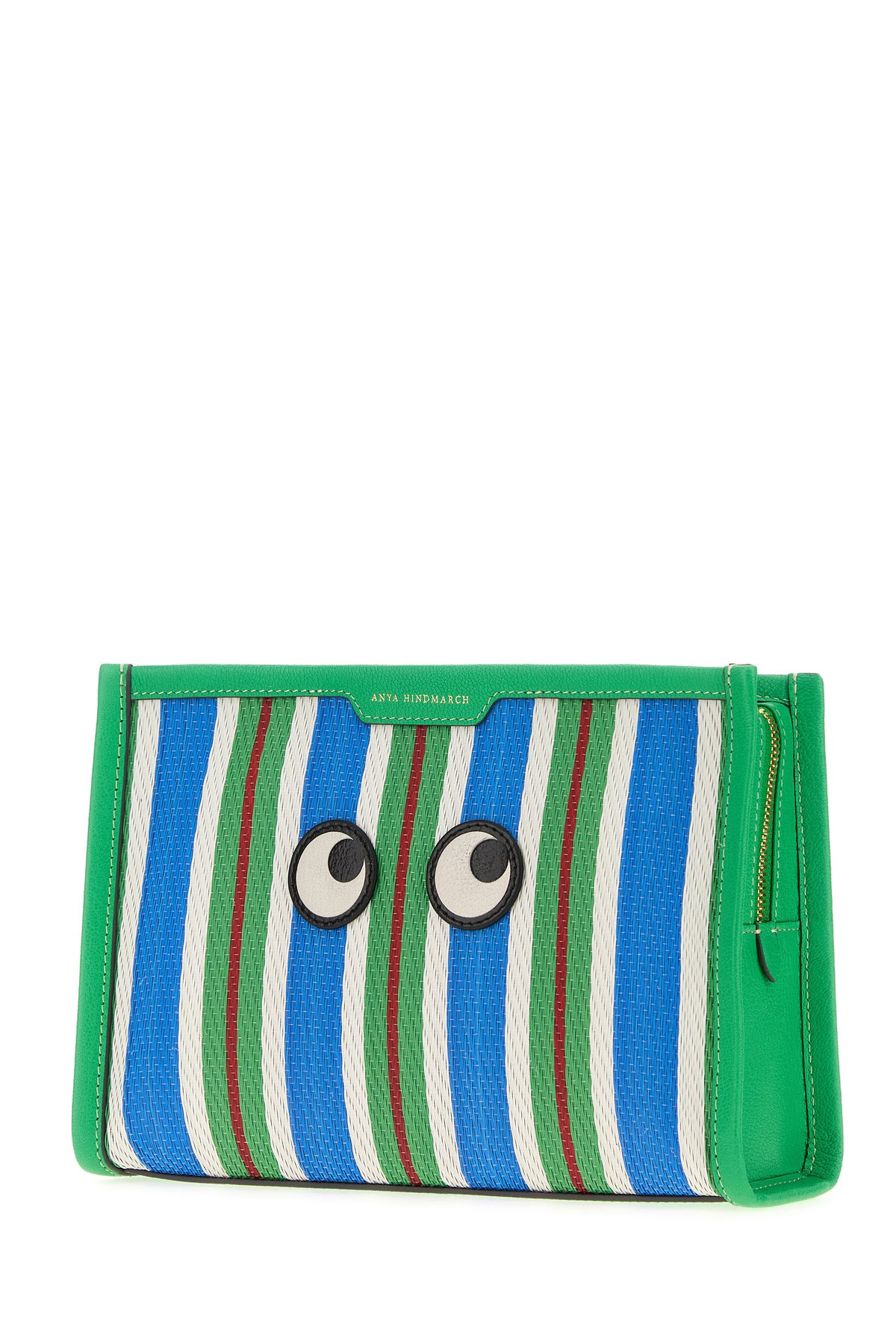 Embroidered mesh Eyes pouch - 2