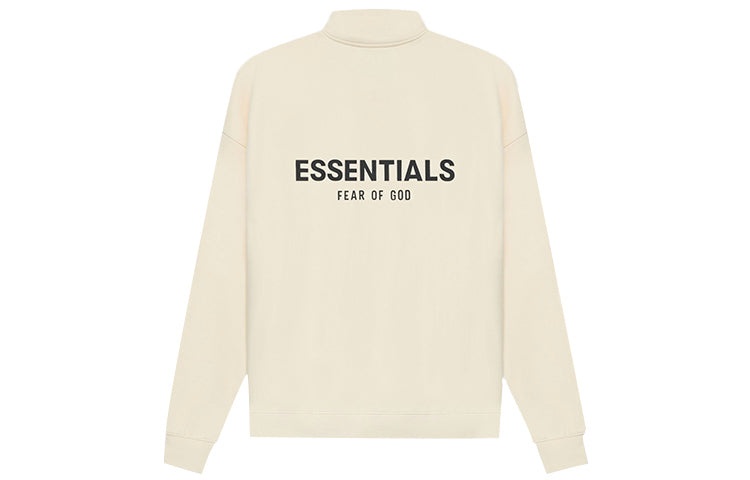 Fear of God Essentials SS21 Mockneck Half Zip Buttercream FOG-SS21-576 - 3