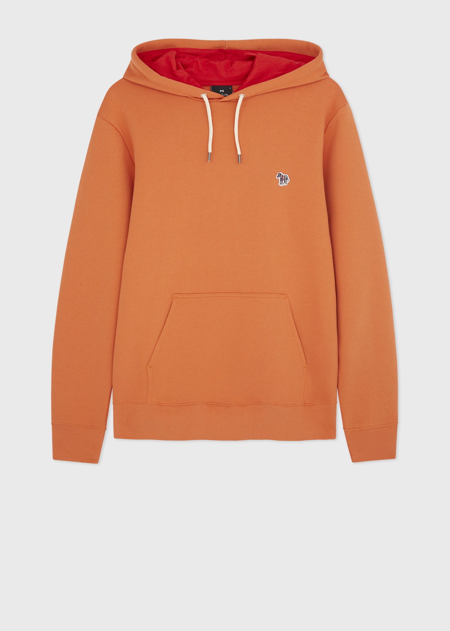 Orange Zebra Logo Organic Cotton Hoodie - 1