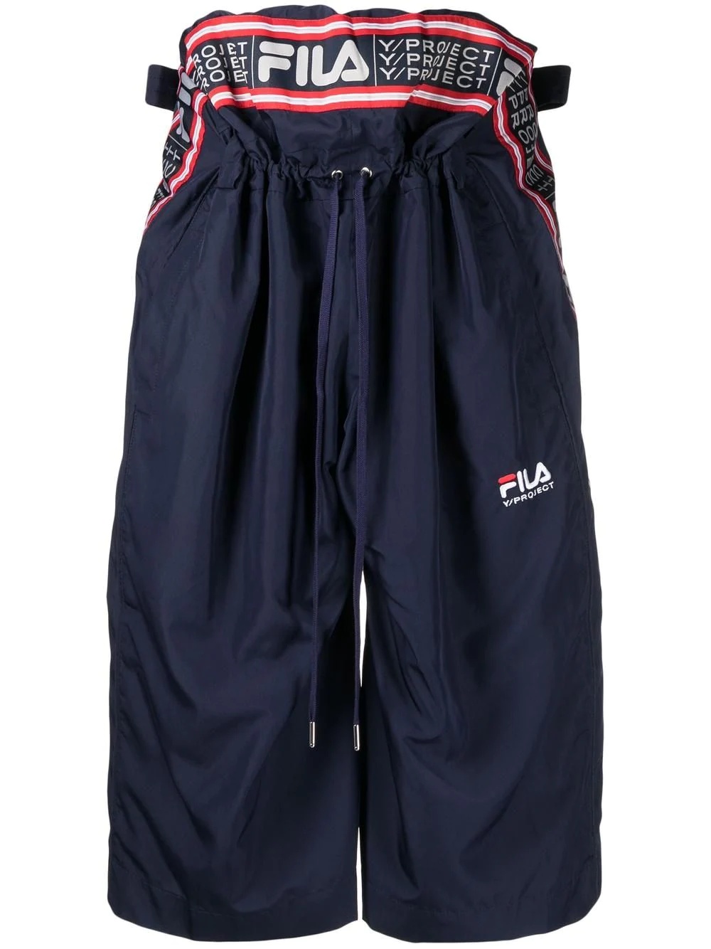 x Fila logo-waistband shorts - 1