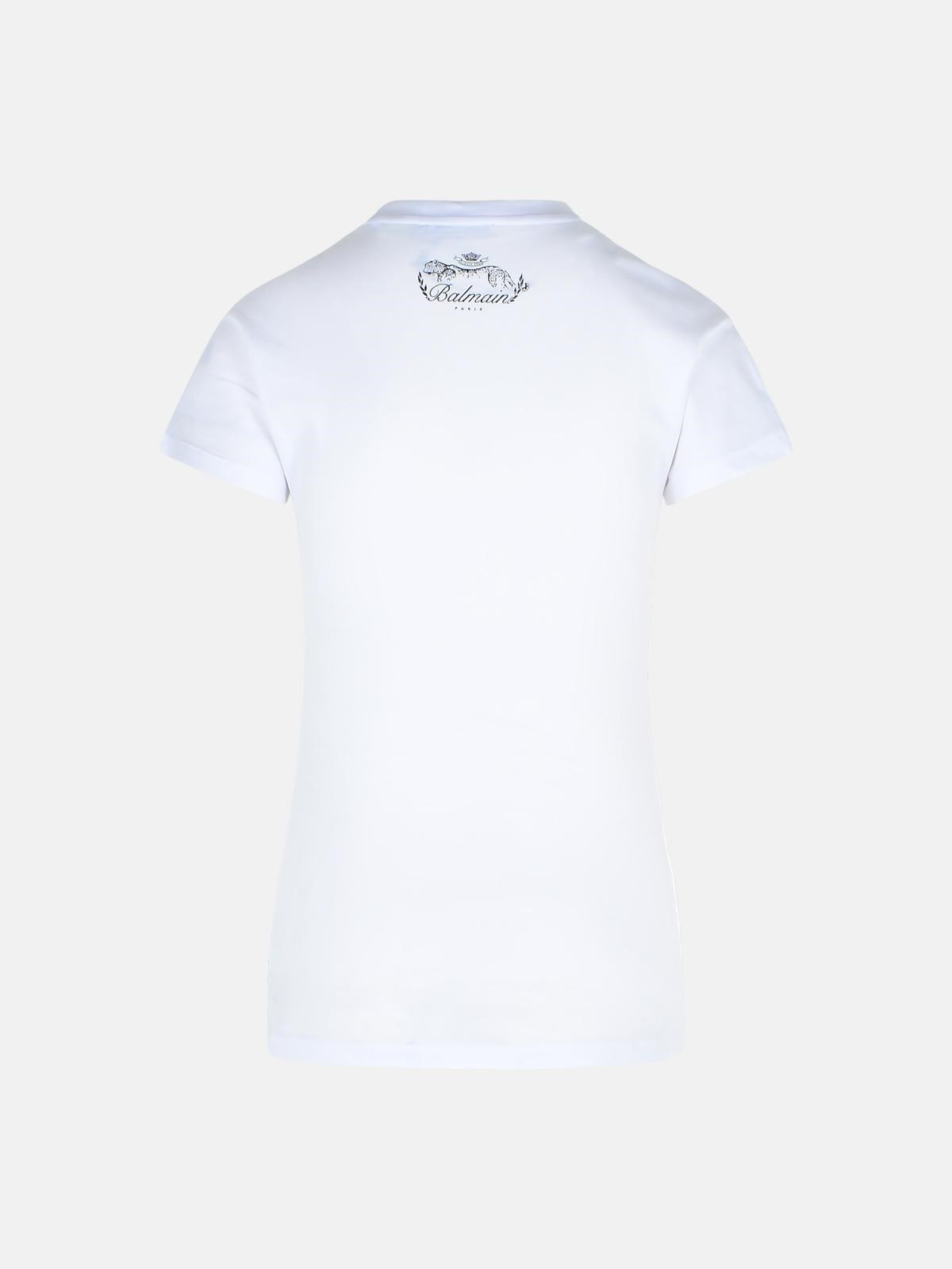 WHITE COTTON T-SHIRT - 3