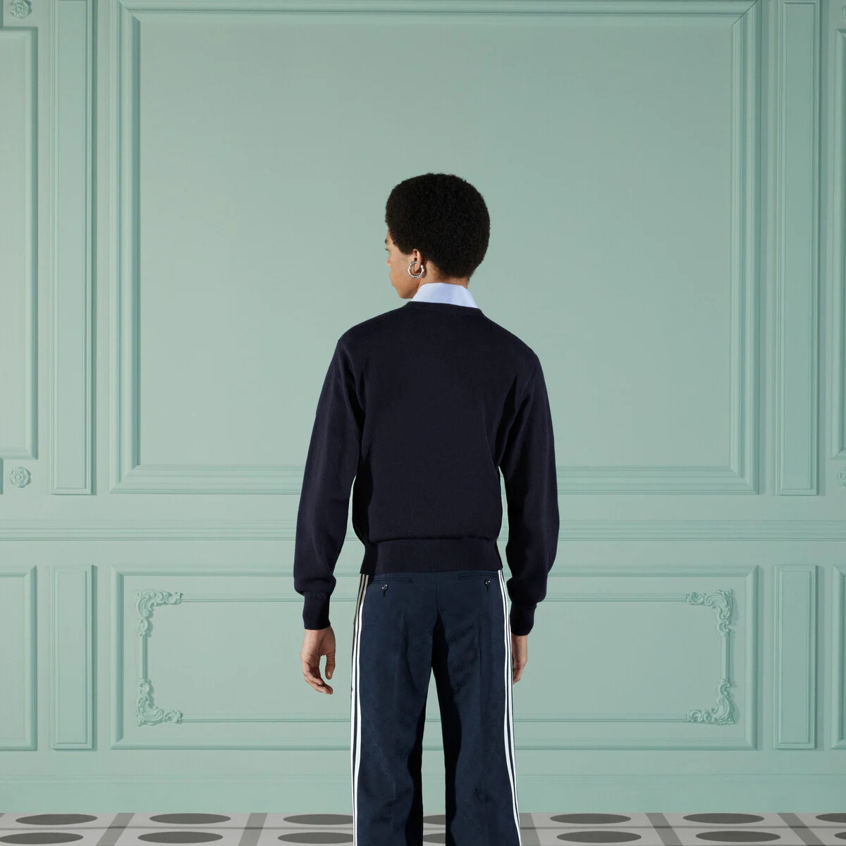 adidas x Gucci wool sweater - 8