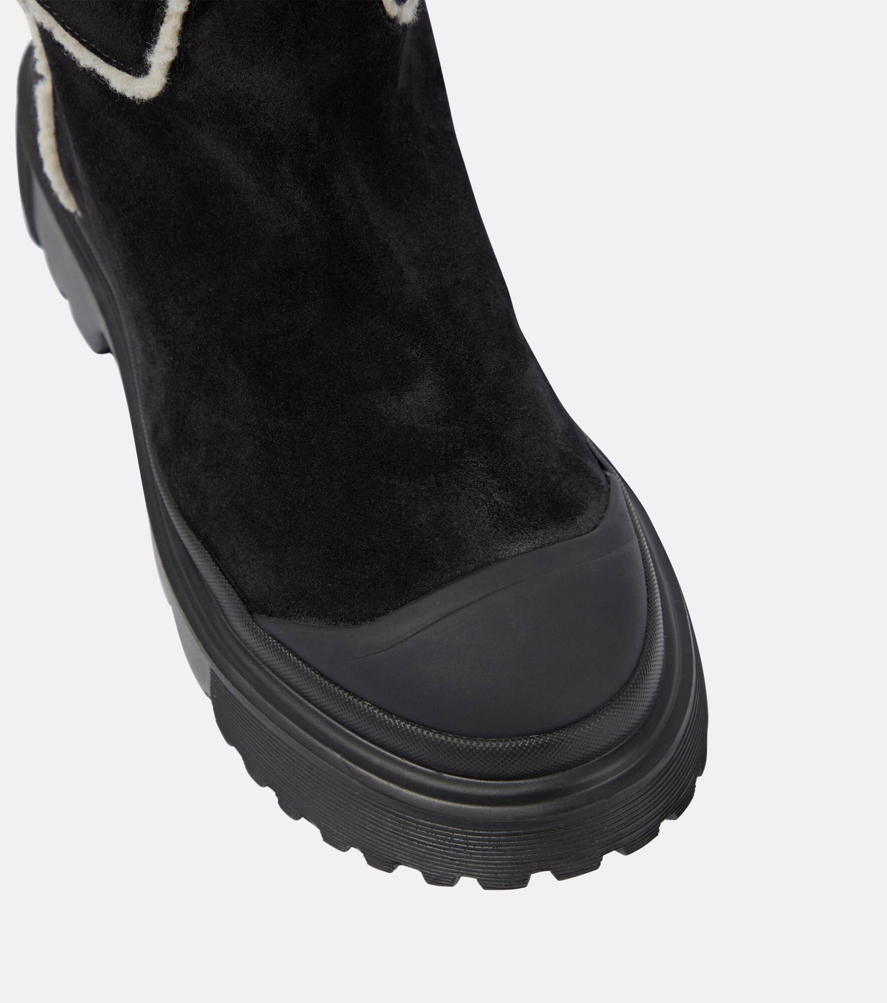H619 suede knee-high boots - 6