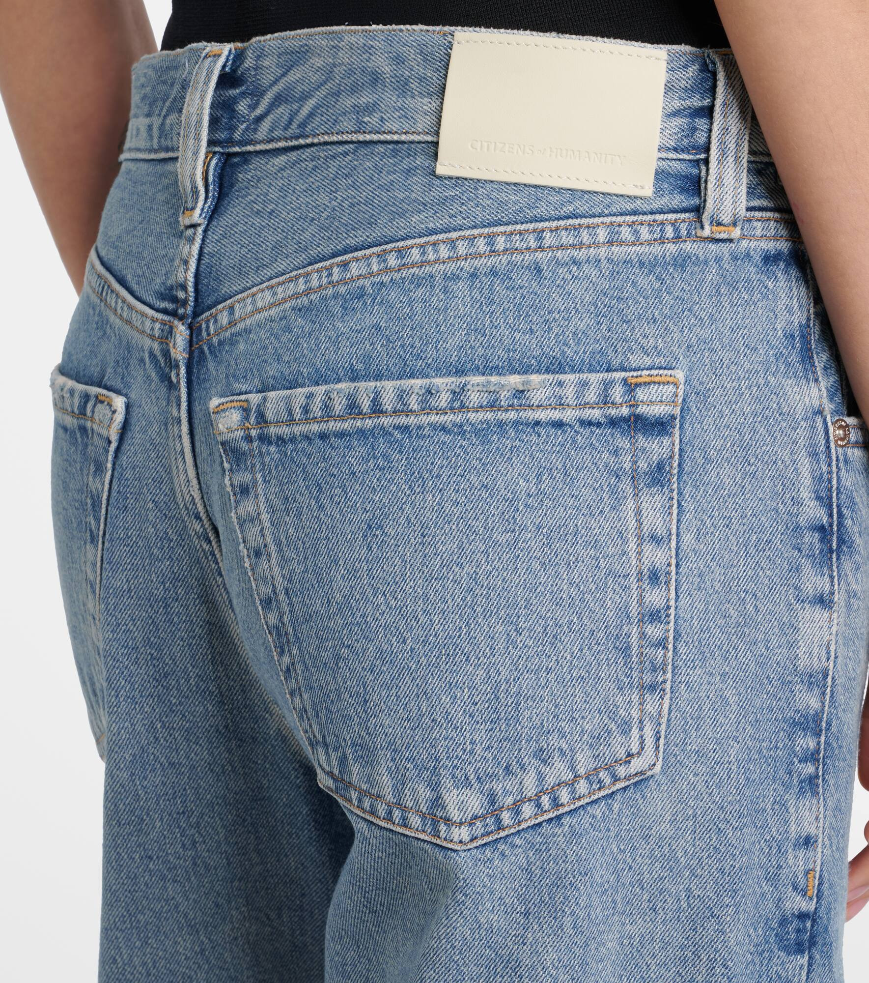 Lindz low-rise straight jeans - 6