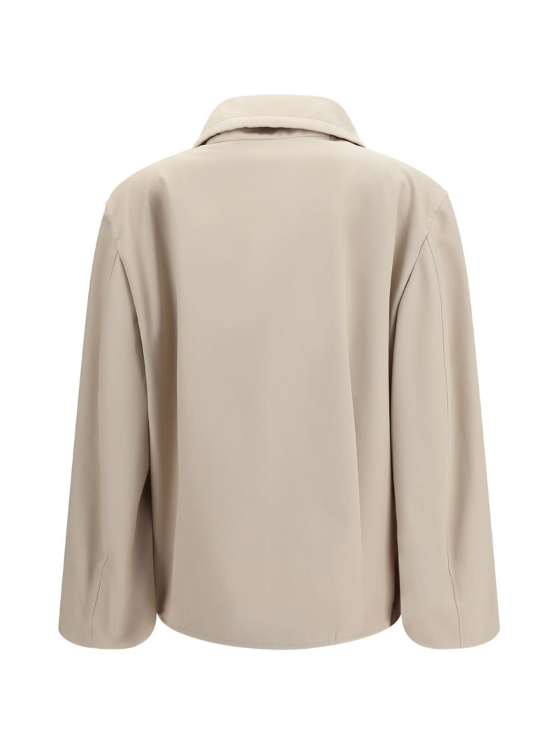 LARDINI zipped collared jacket outlook