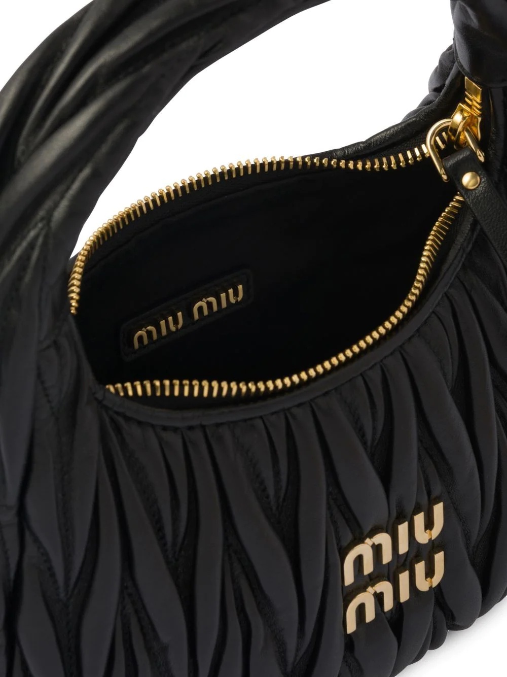 Miu Wander matelassé mini bag - 5