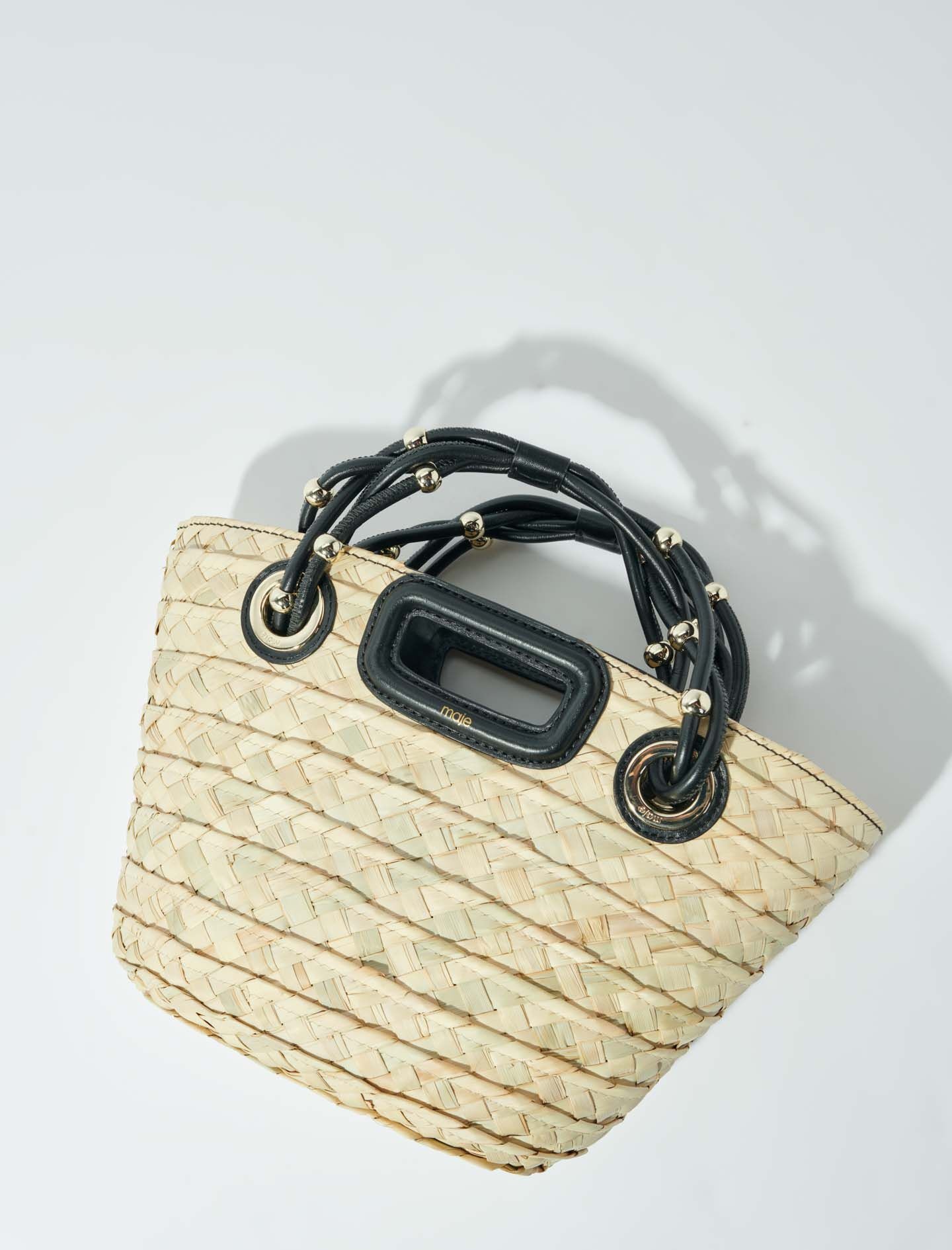 Mini woven basket bag - 3
