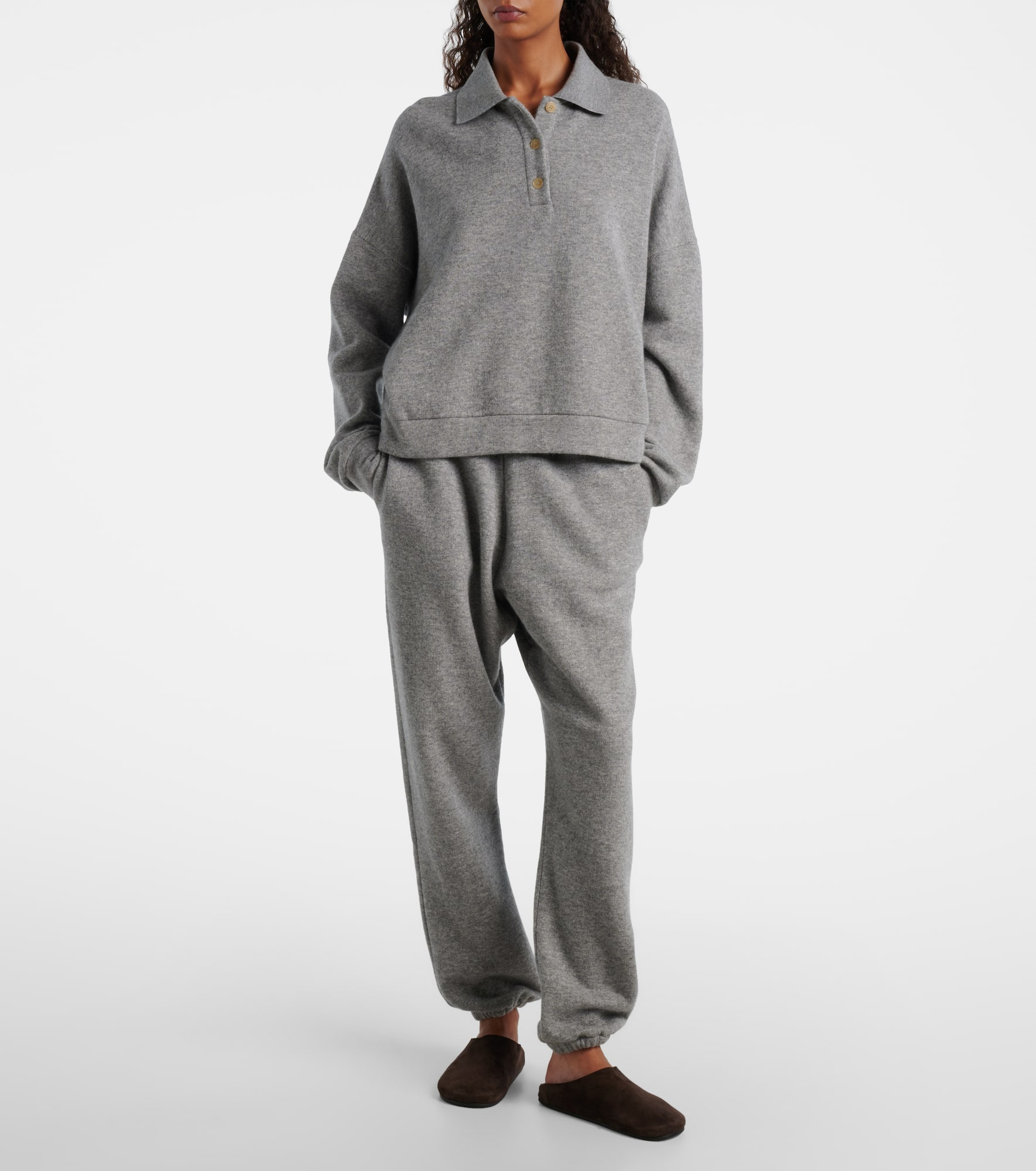 Corzas cashmere and cotton polo sweater - 2