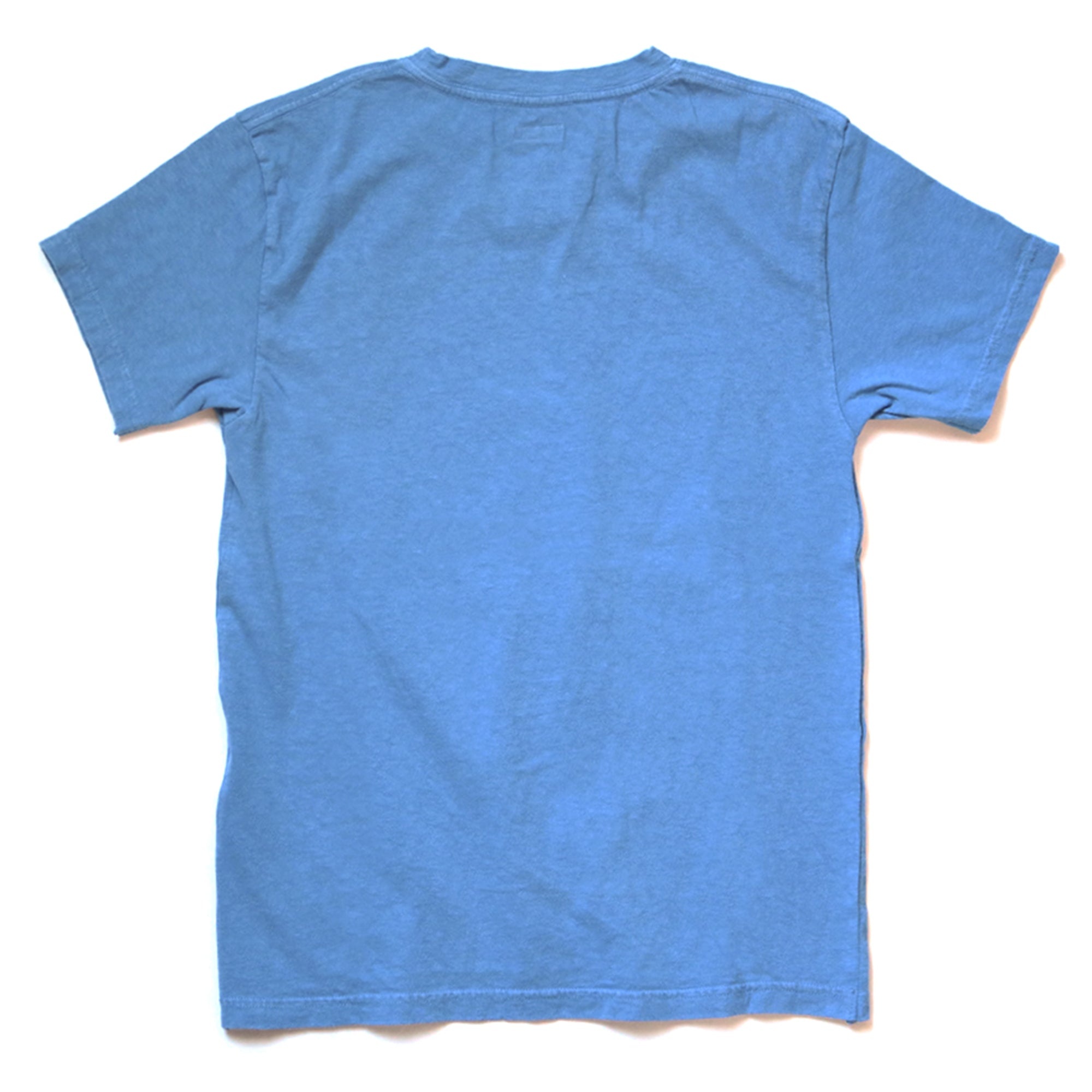 JERSEY INDIGO DYE CREW TEE (BLUE BEAR) - INDIGO - 6