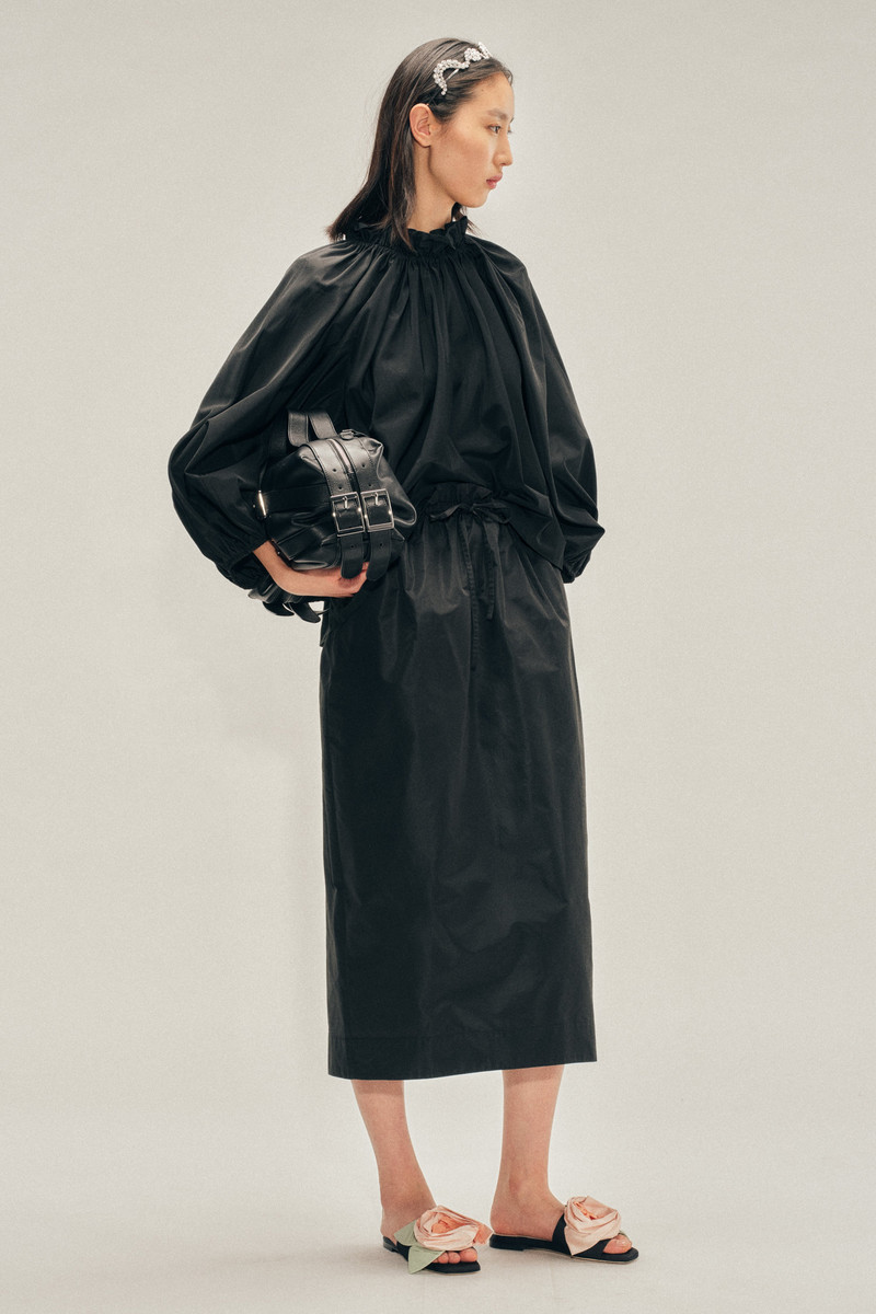 Simone Rocha Gathered Waist Tulip Skirt outlook