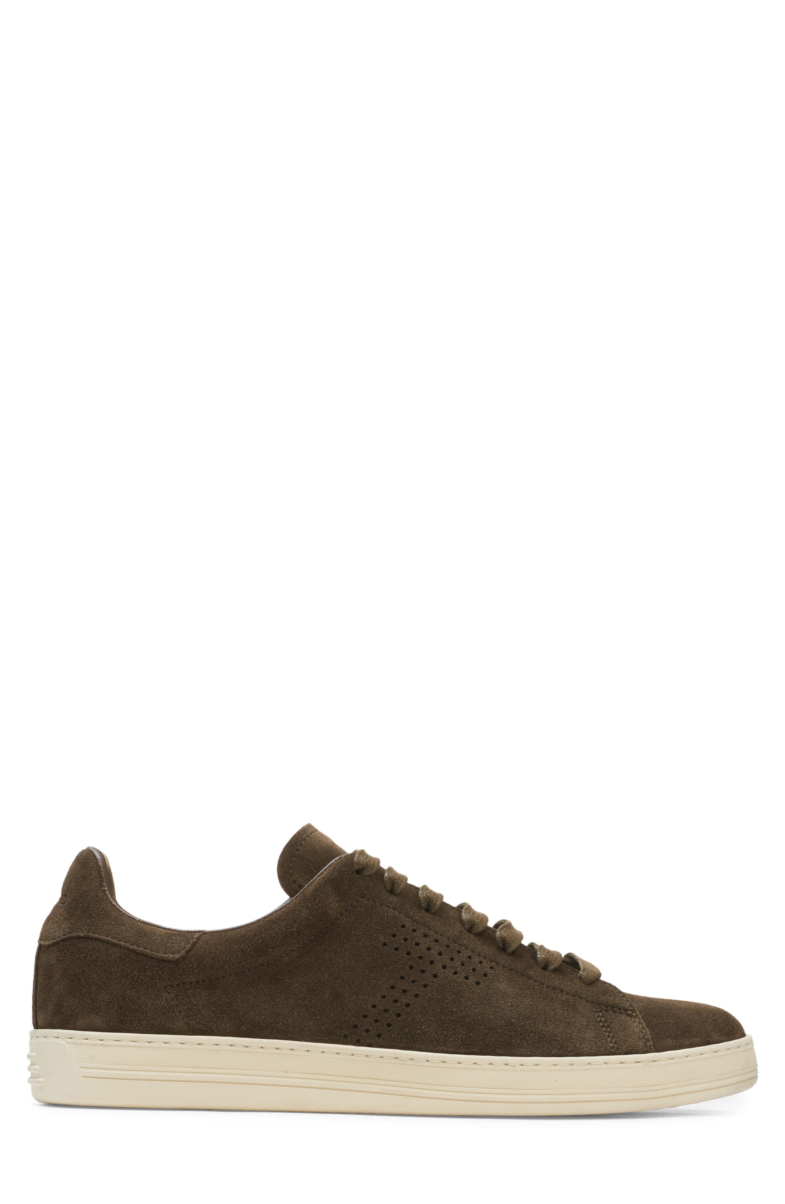 TOM FORD Warwick Low Top Sneaker in 3Ew13 Military/Cream at Nordstrom - 3