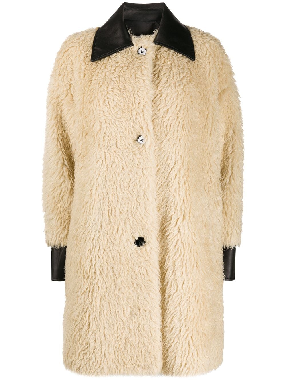 shearling coat - 1