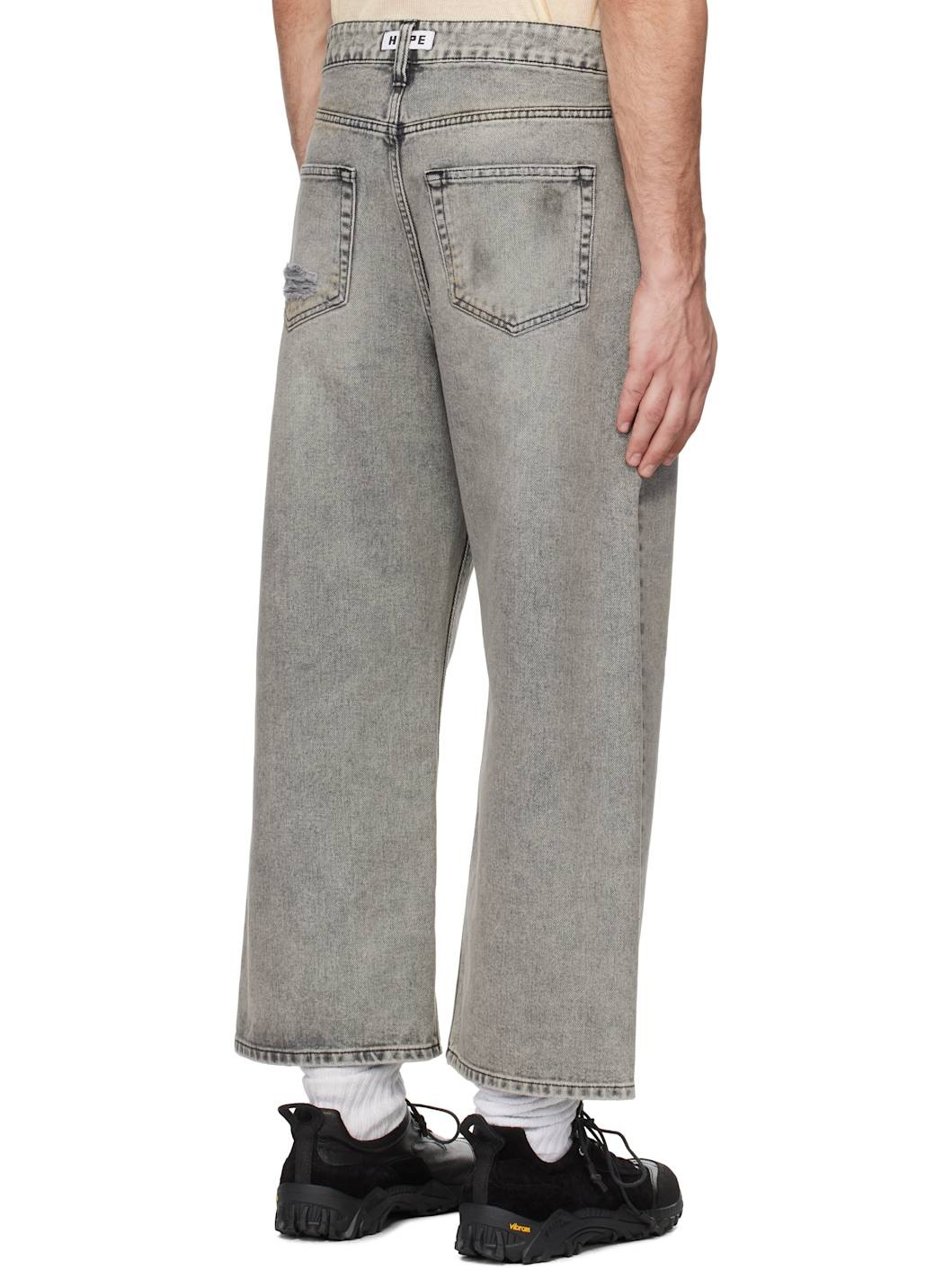 Gray Drop Jeans - 3