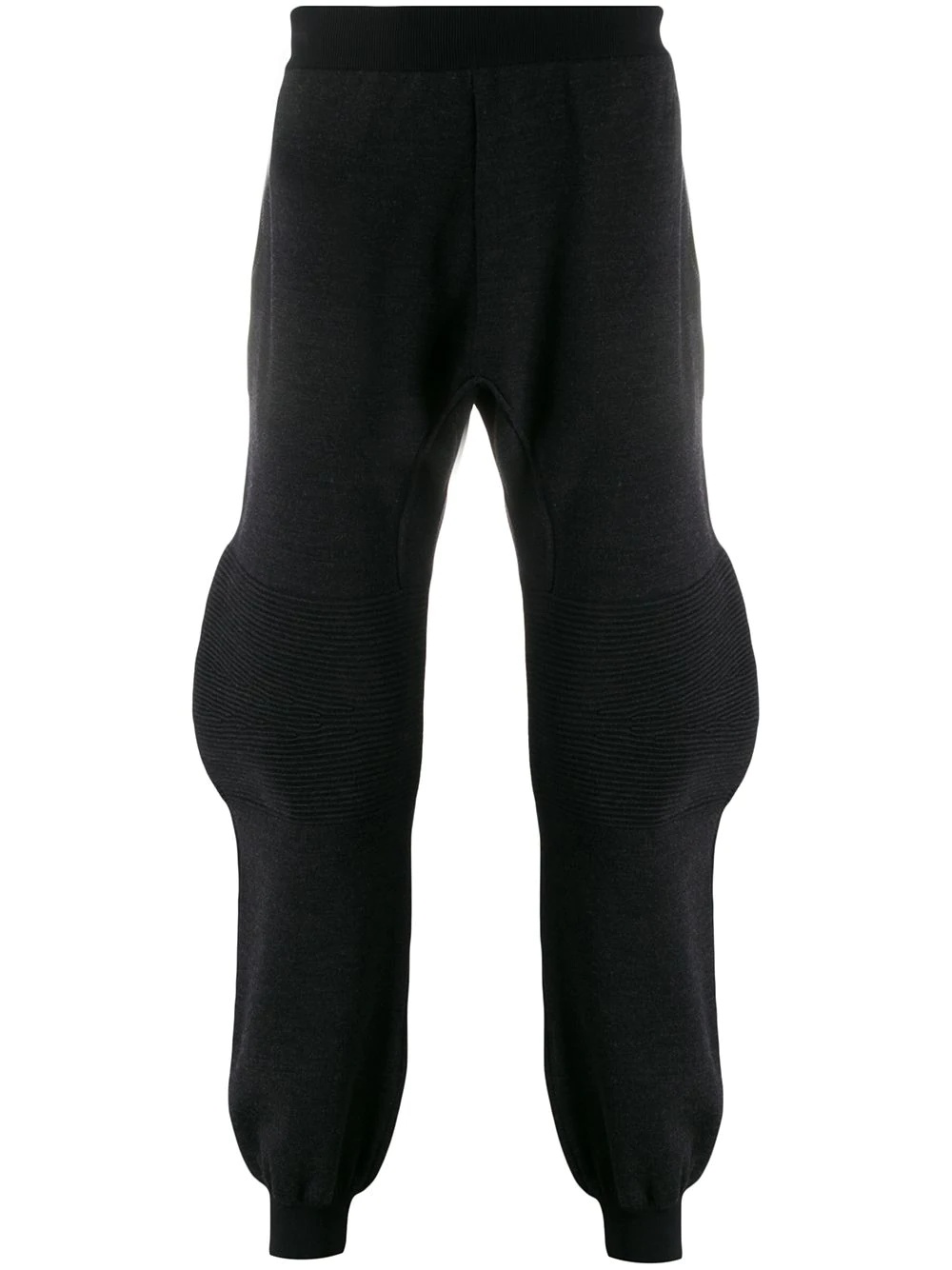 ribbed panel track pants - 1