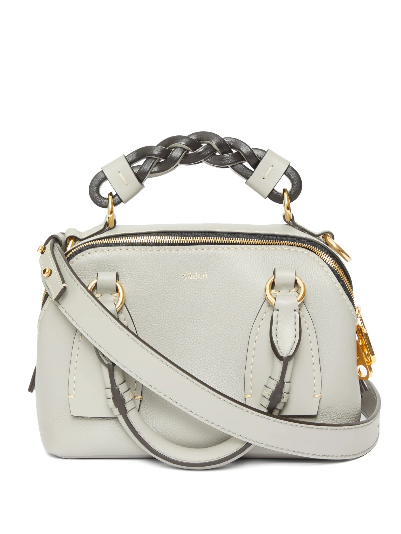 Daria small leather top handle bag - 1