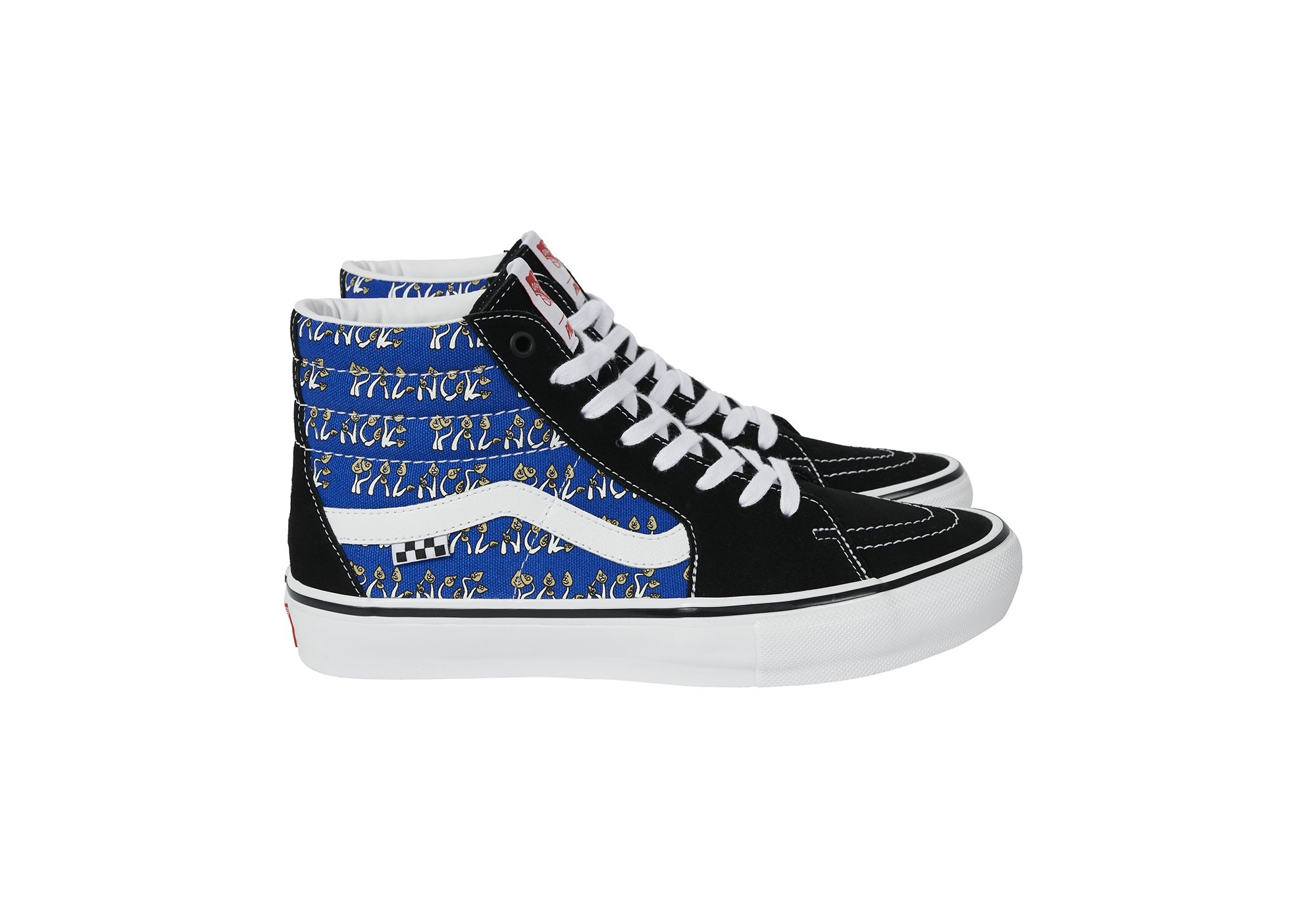 PALACE VANS SKATE SK8-HI BLUE / P SHROOM - 2