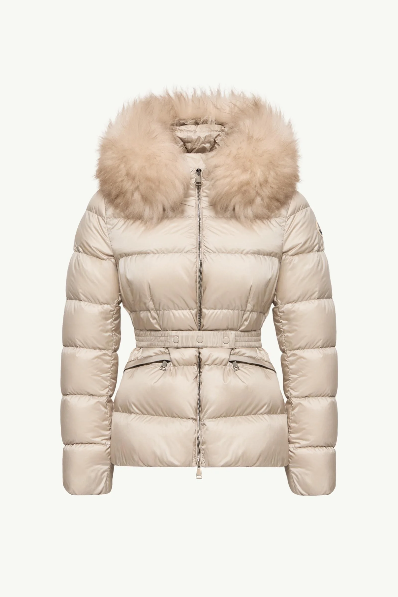 Boed Hooded Shearling-Trimmed Short Down Jacket - 1