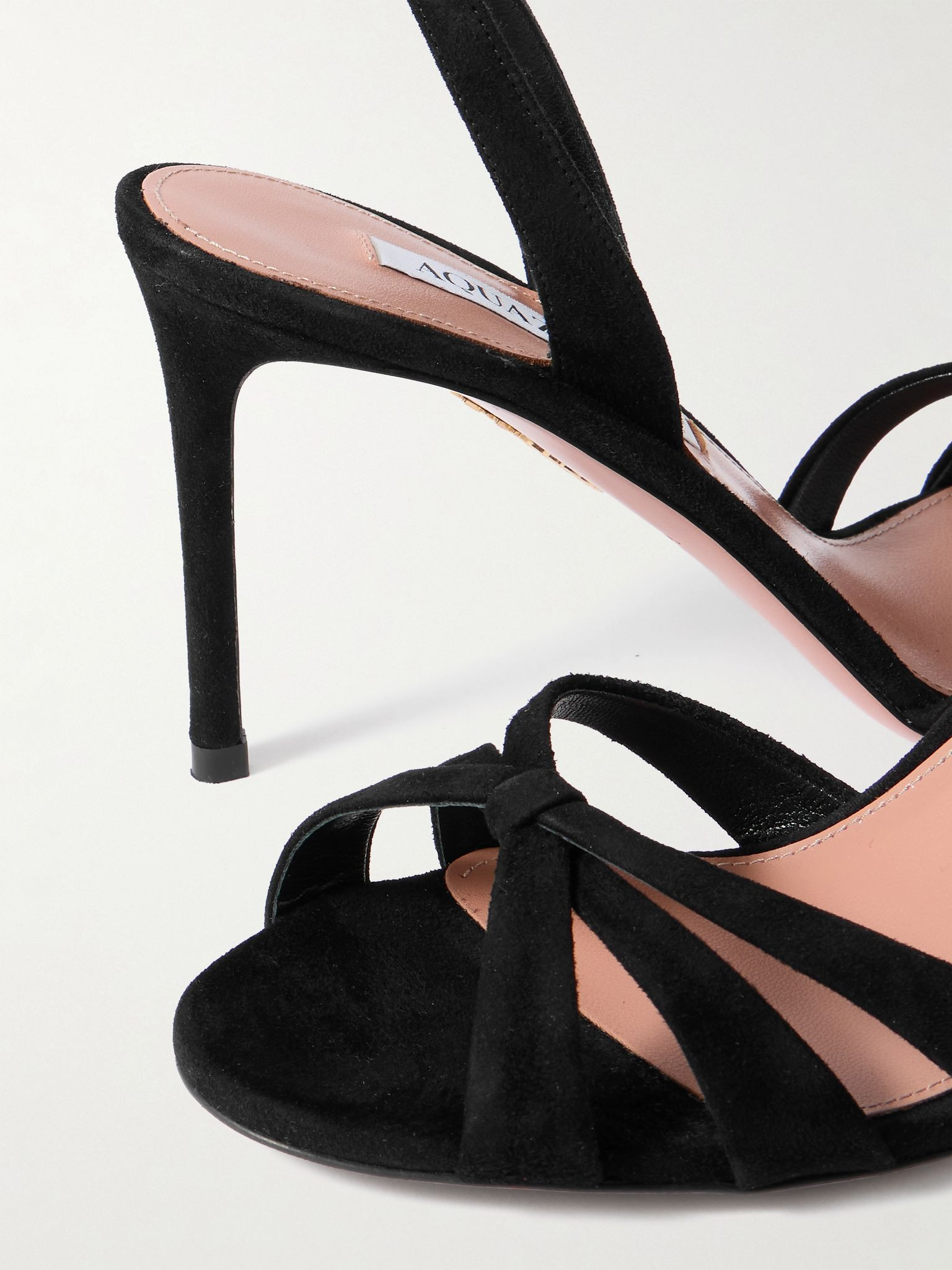 Tati 85 suede slingback sandals Black - 4