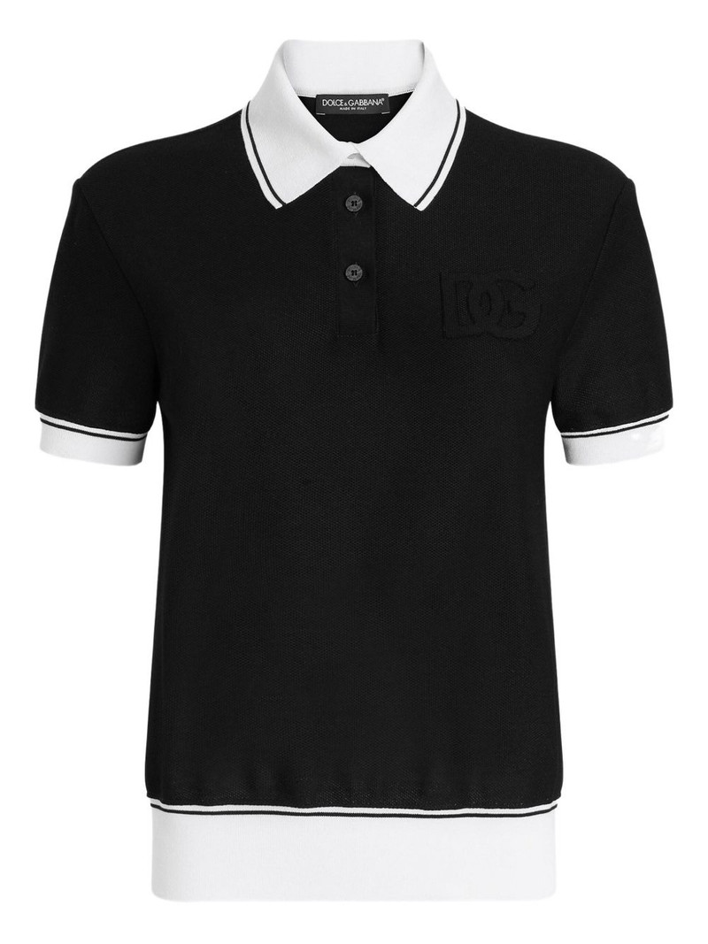 embrodiered-logo polo top 1