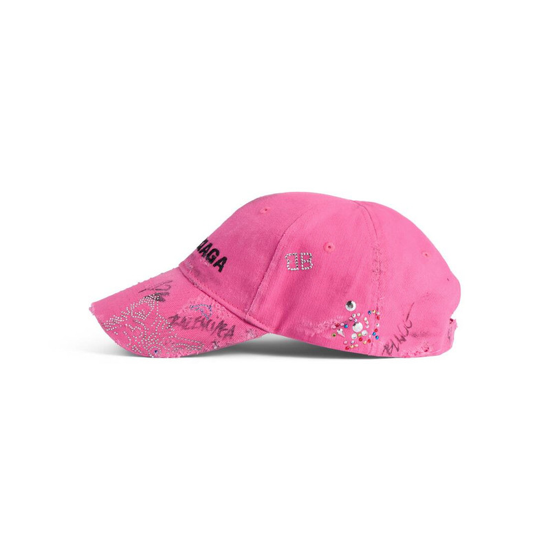 Men's Upcycled Cap in Pink 5