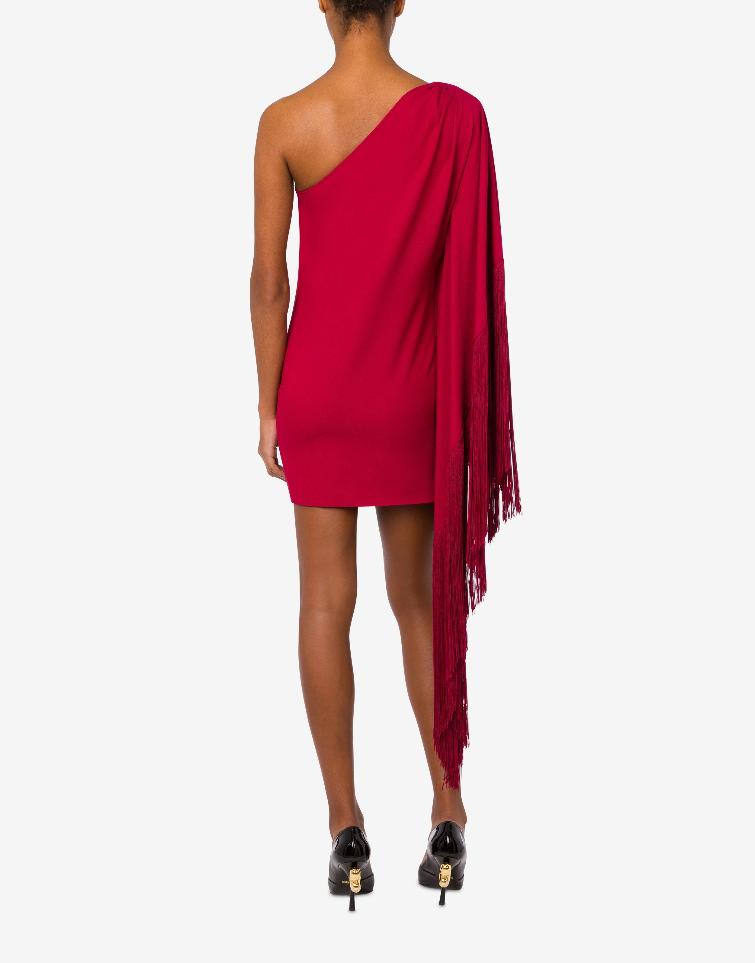 ONE-SHOULDER DRESS WITH FRINGES - 3