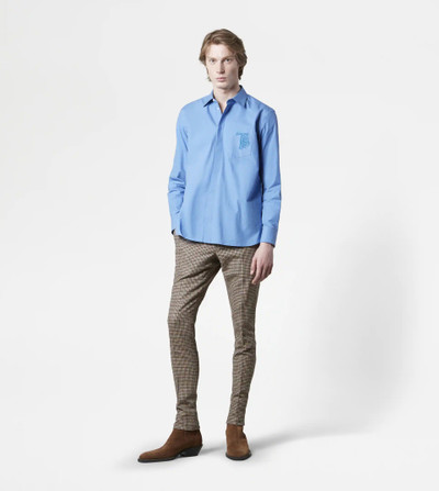 Tod's SHIRT IN COTTON - BLUE outlook