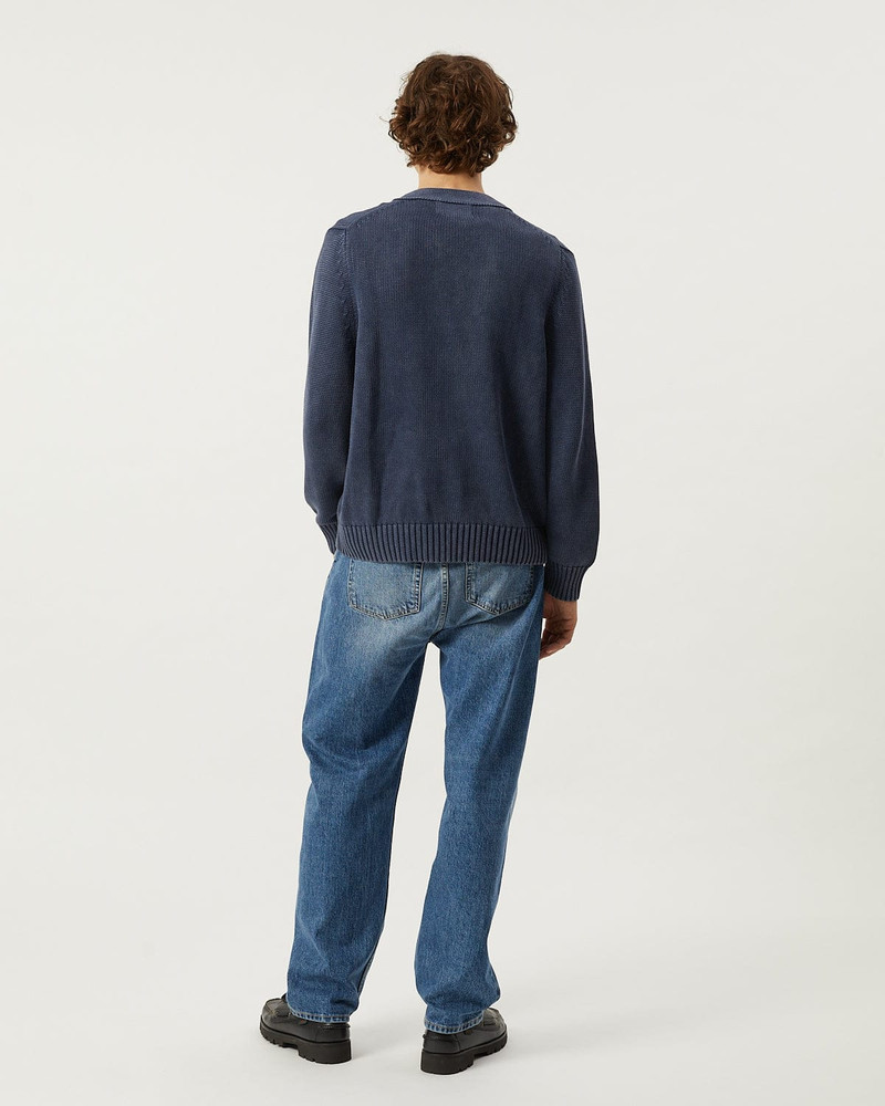 ACID WASH CARDIGAN - MIDNIGHT 3