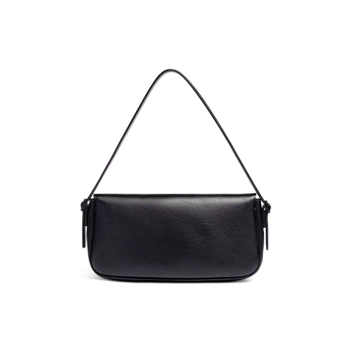 Black leather shoulder bag - 5