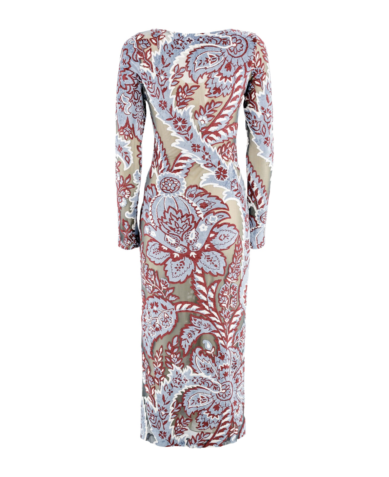 Devore' Velvet Midi Dress - 5