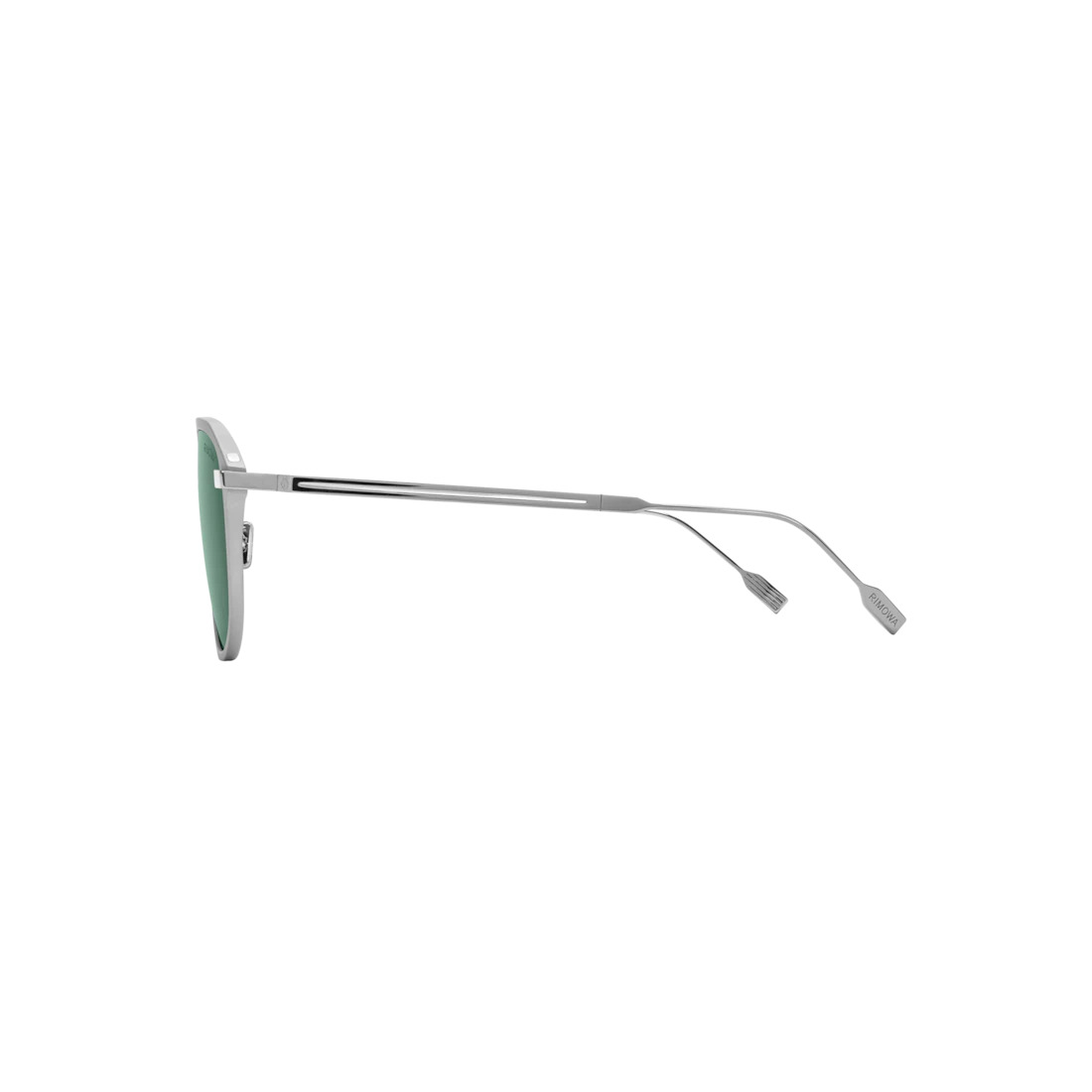 Eyewear Pilot Foldable Matte Silver Sunglasses - 7