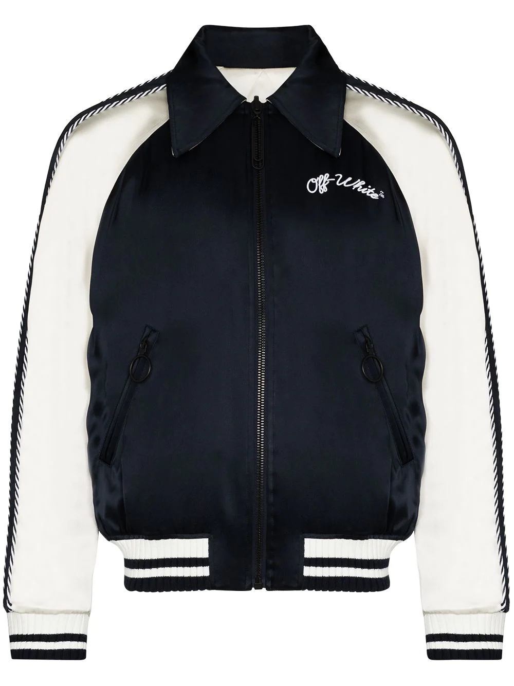 Souvenir logo-embroidered bomber jacket - 1