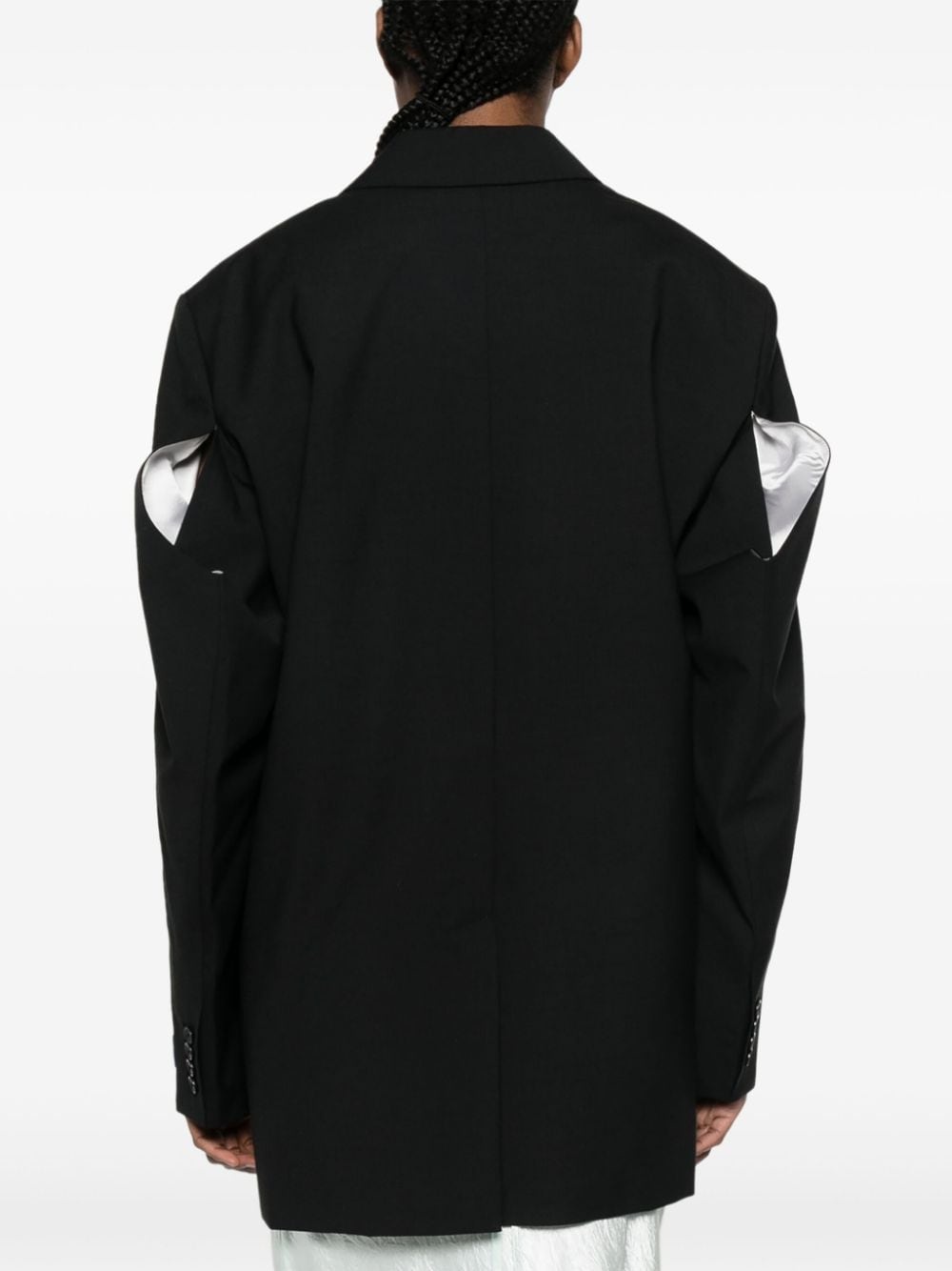 double-breasted tailored blazer - 4