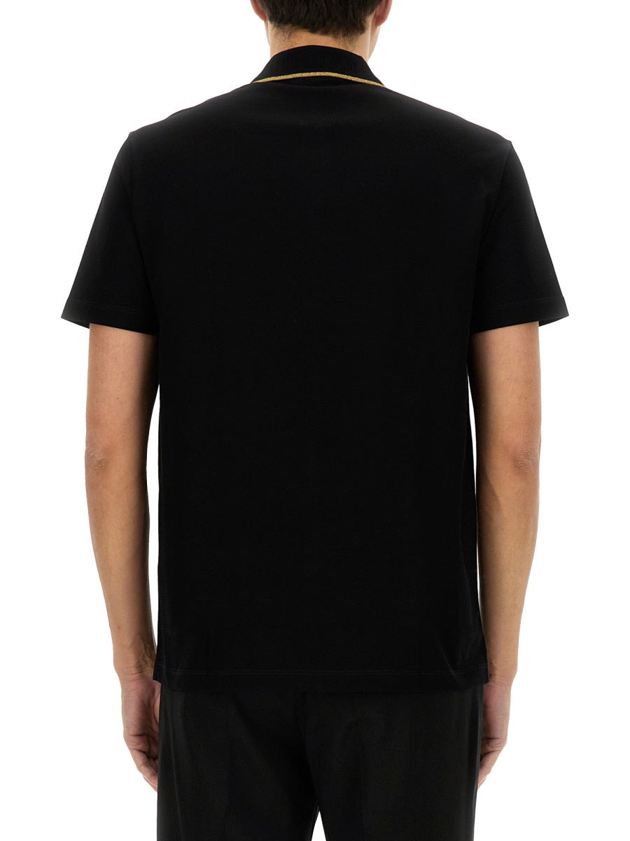 Versace Men Piquet Polo - 3