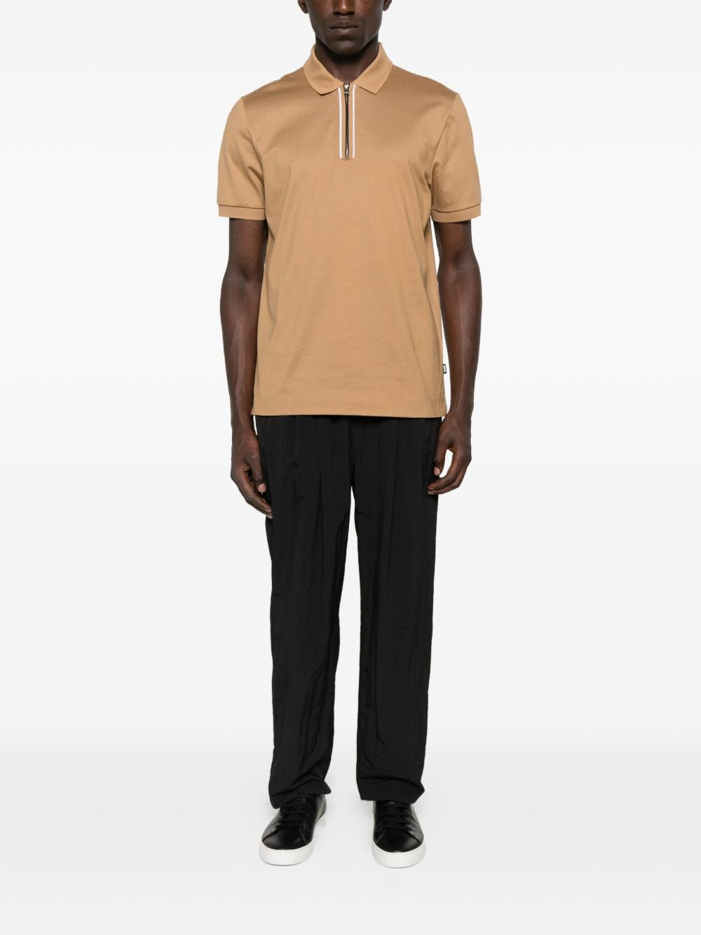 zip-front polo shirt - 2