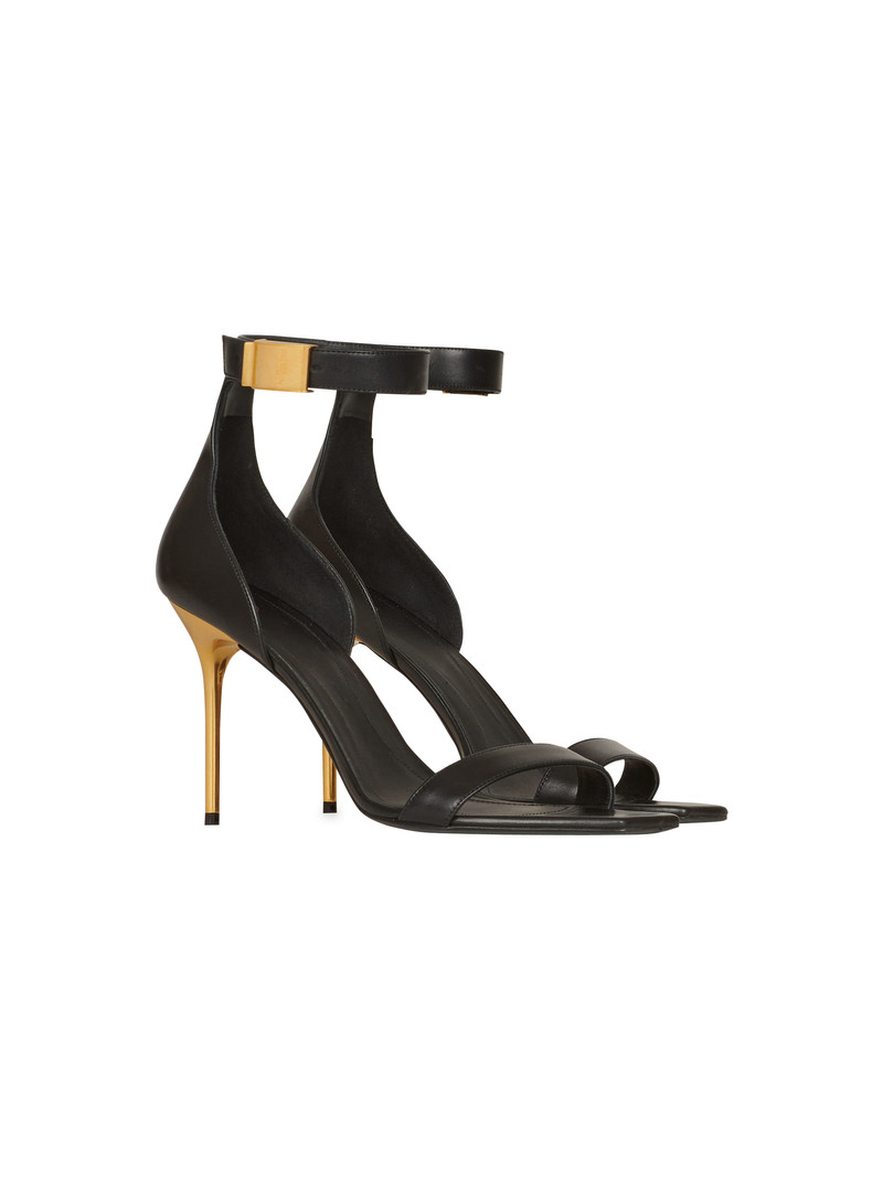 Balmain Leather Uma sandals outlook