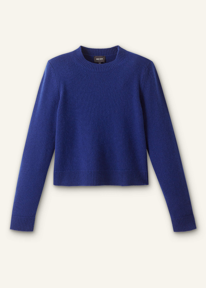 Relaxed Crop Sweater - 1