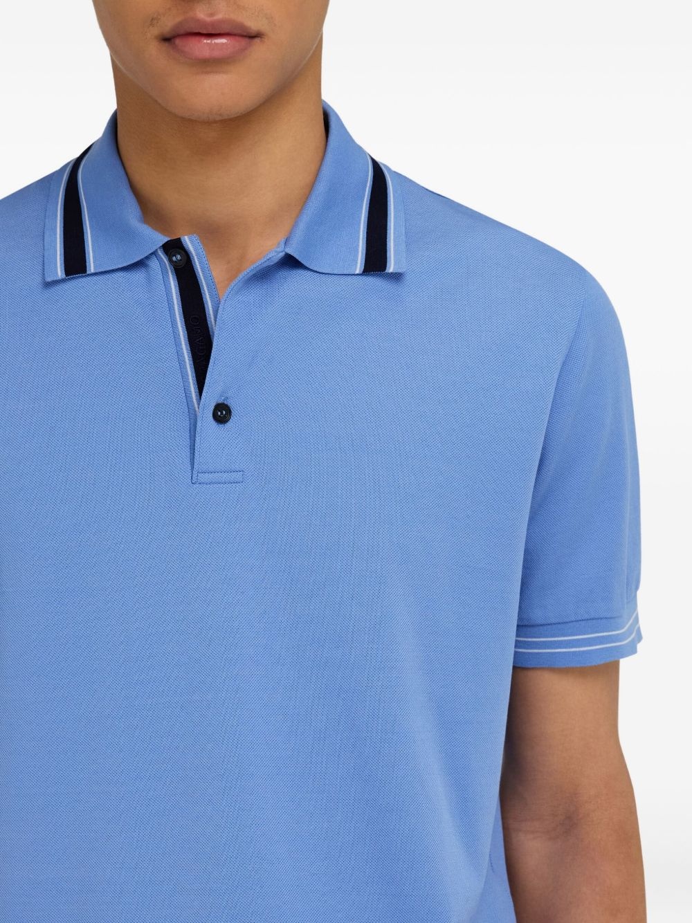 short-sleeved polo shirt - 5
