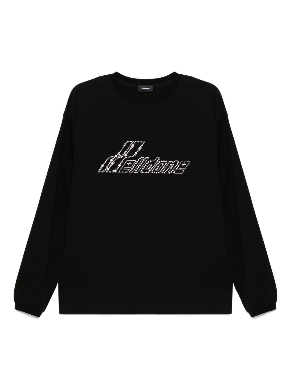 Rhinestone Logo Long Sleeved T-shirt - 1
