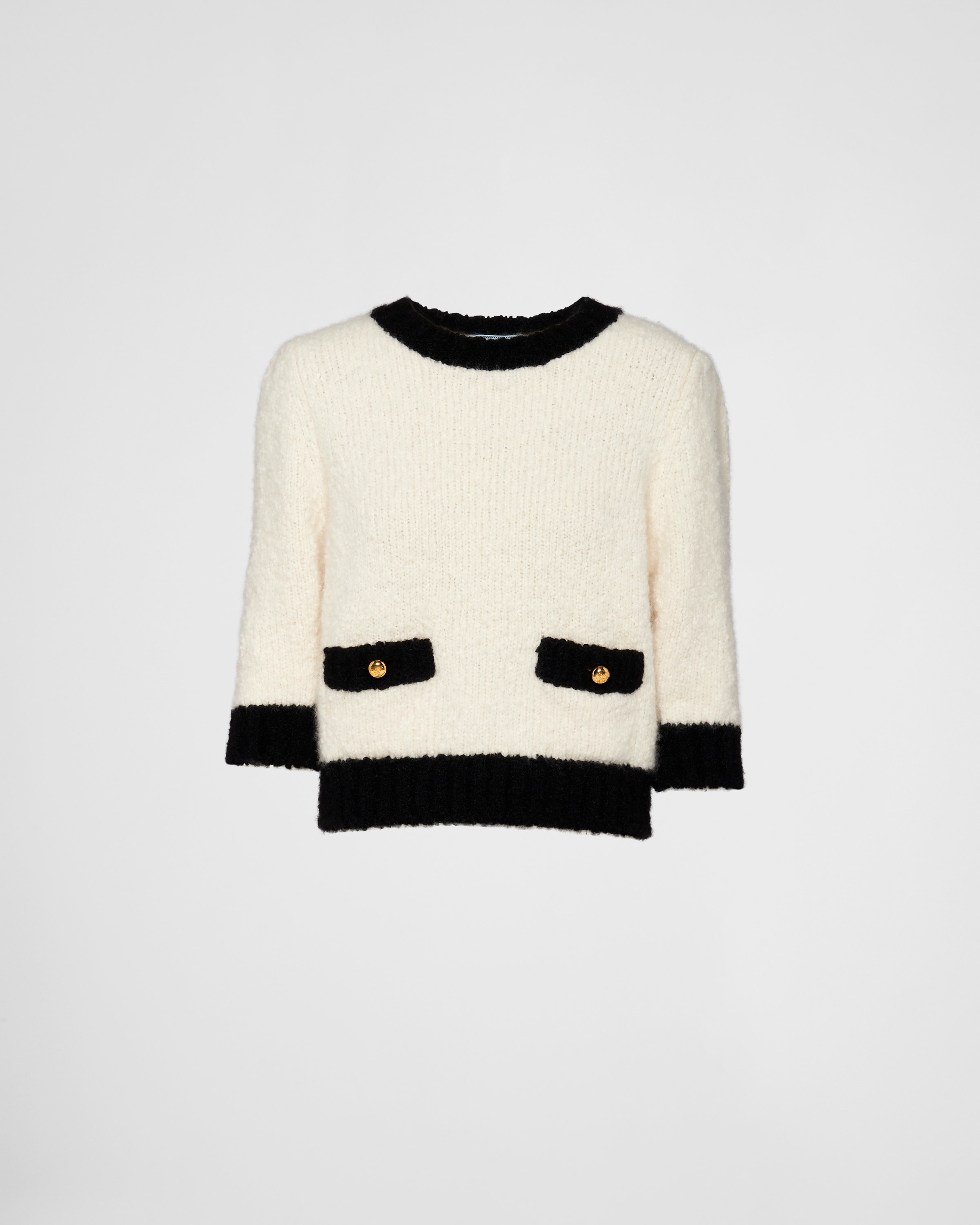 Cashmere and silk crew-neck sweater - 1