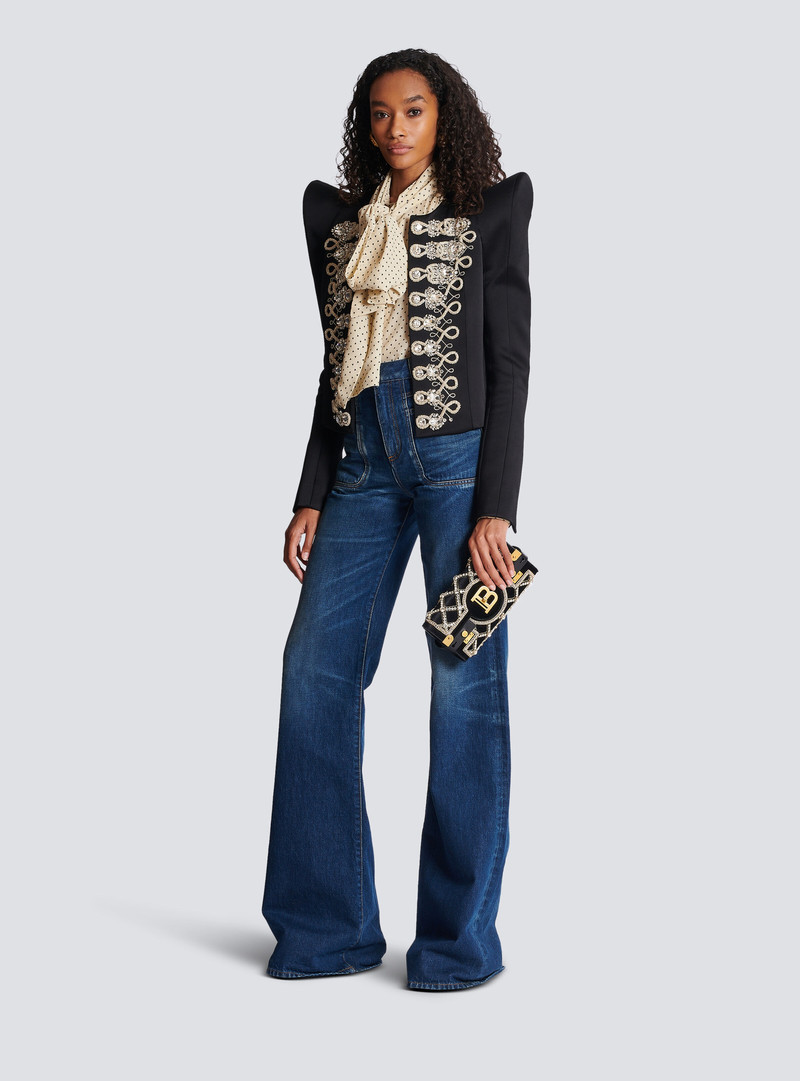 B-Buzz 23 velvet and pearl clutch 9