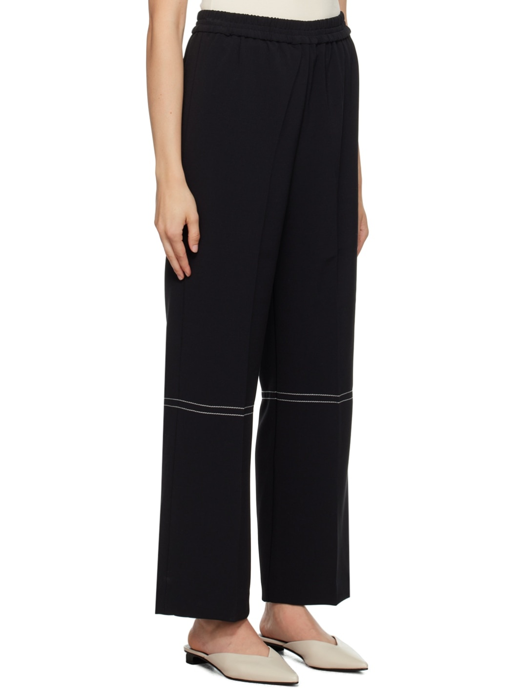 Black Vitesse Trousers - 2