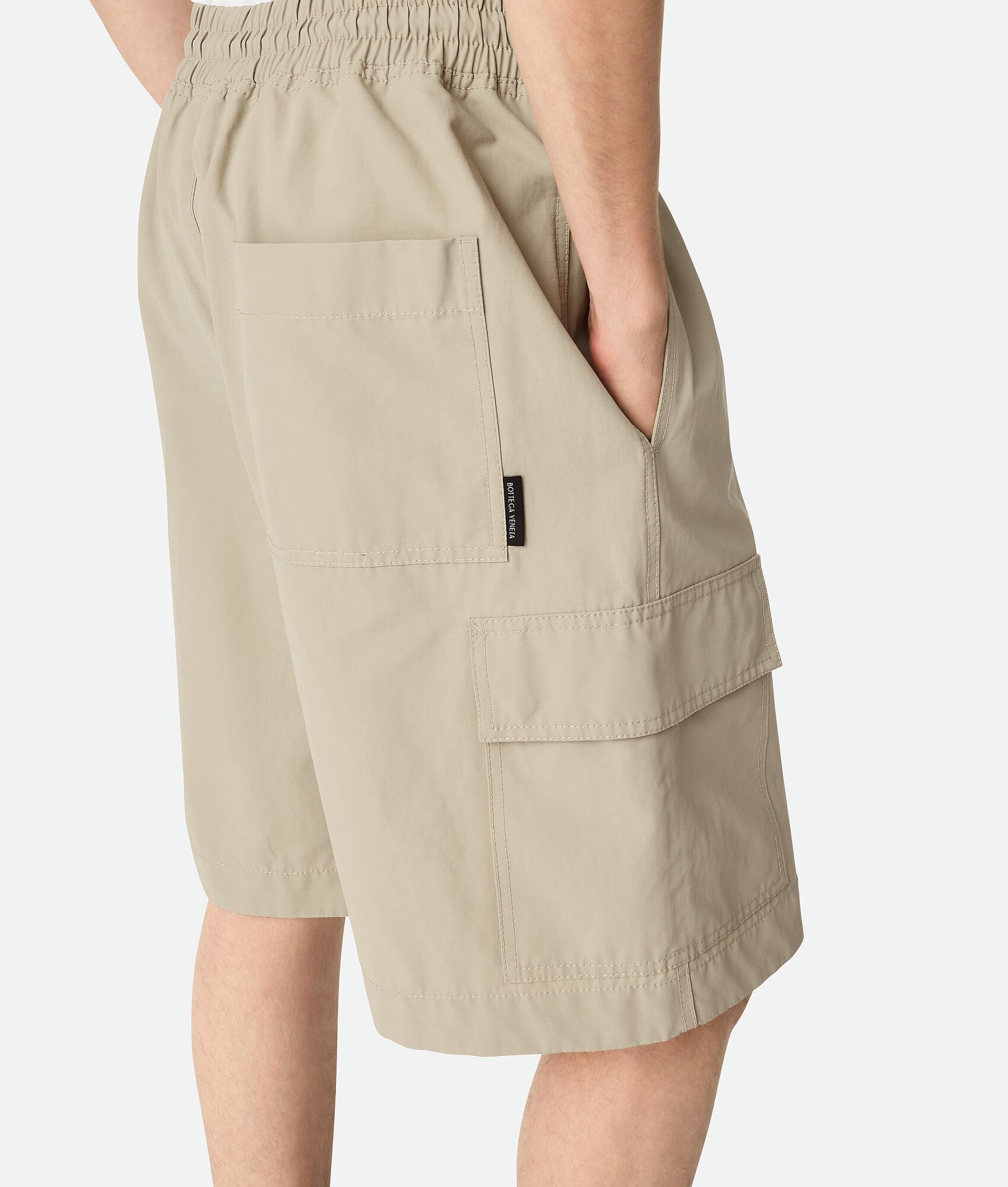 Technical Cotton Cargo Shorts - 4