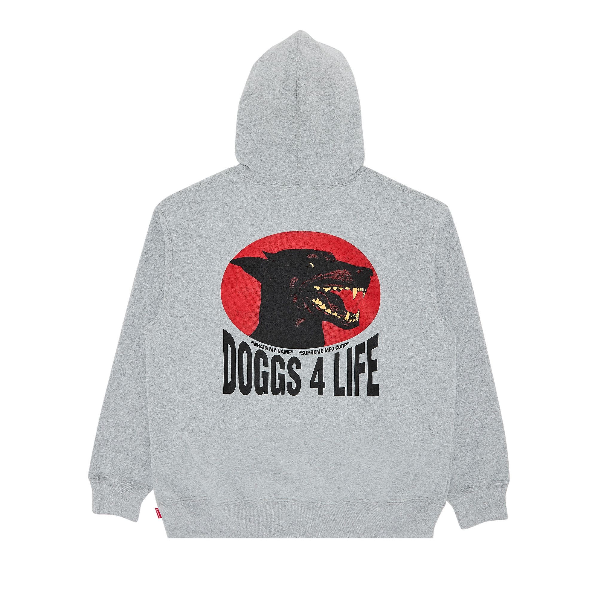 Supreme Doggs Hooded Sweatshirt 'Heather Grey' - 2