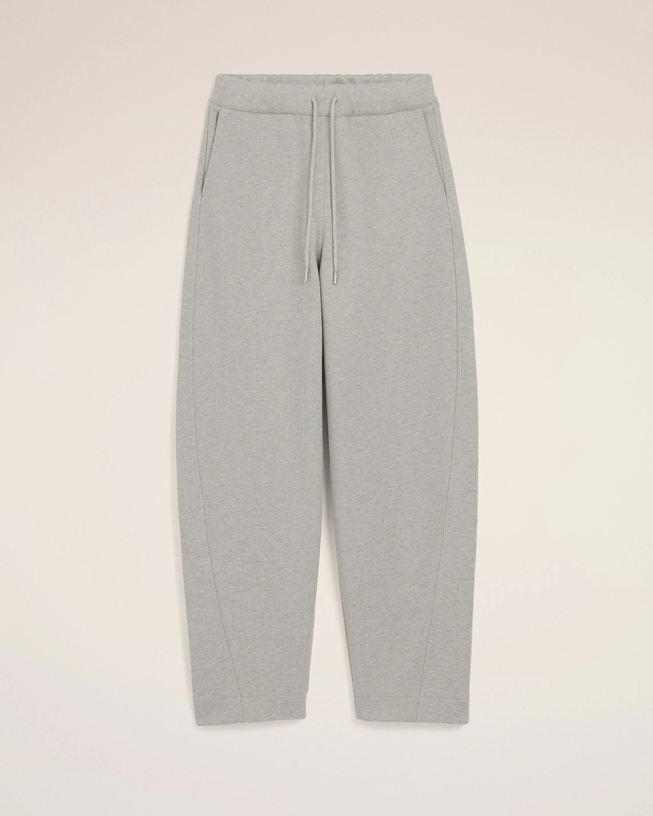 GREY COTTON TRACK PANTS WITH HERITAGE AMI PARIS LABEL - 1