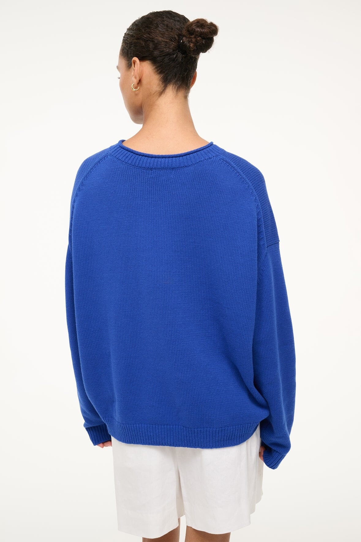 STAUD GIADA SWEATER PIER BLUE - 5