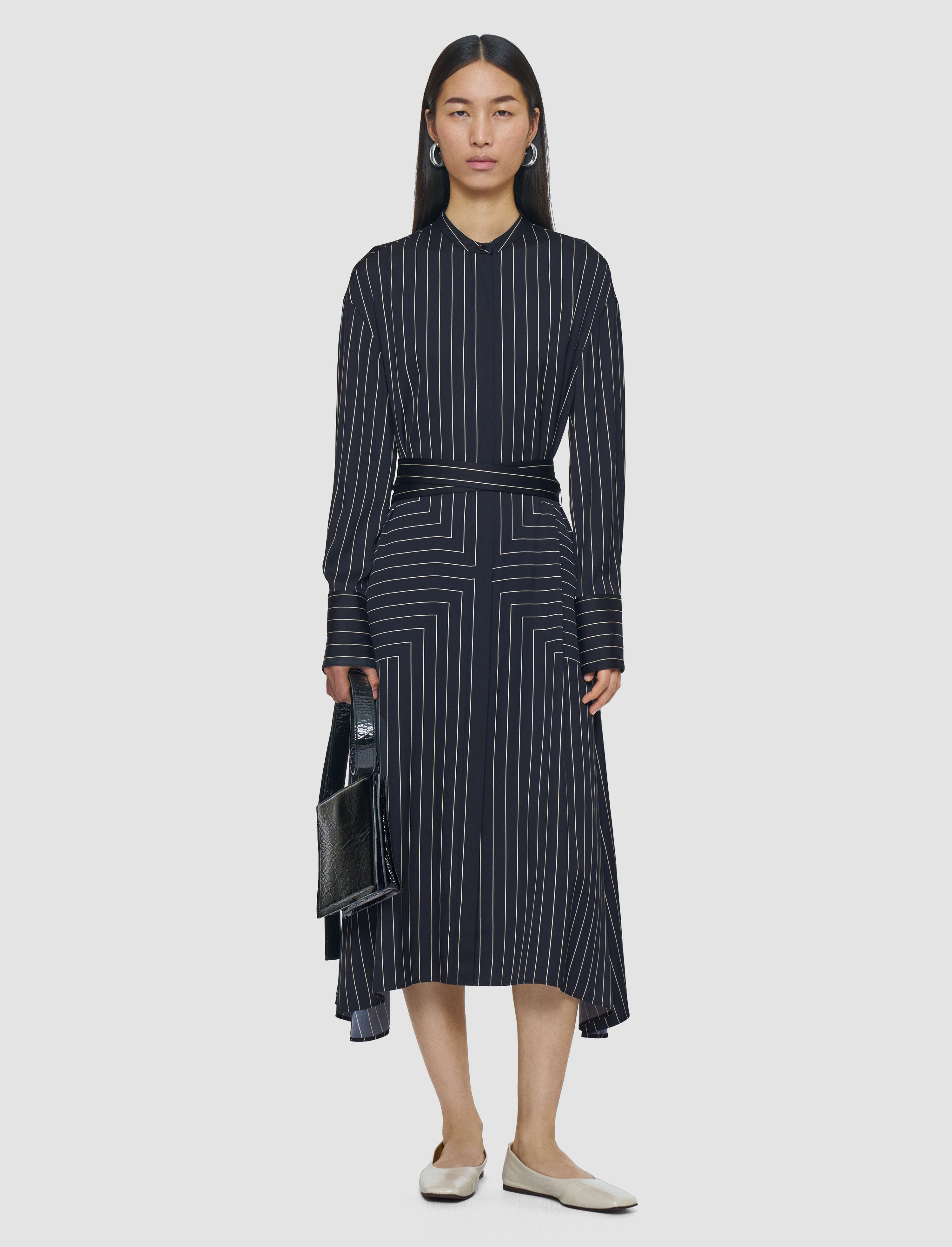 Orlana Geometric Print Silk Dress - 2