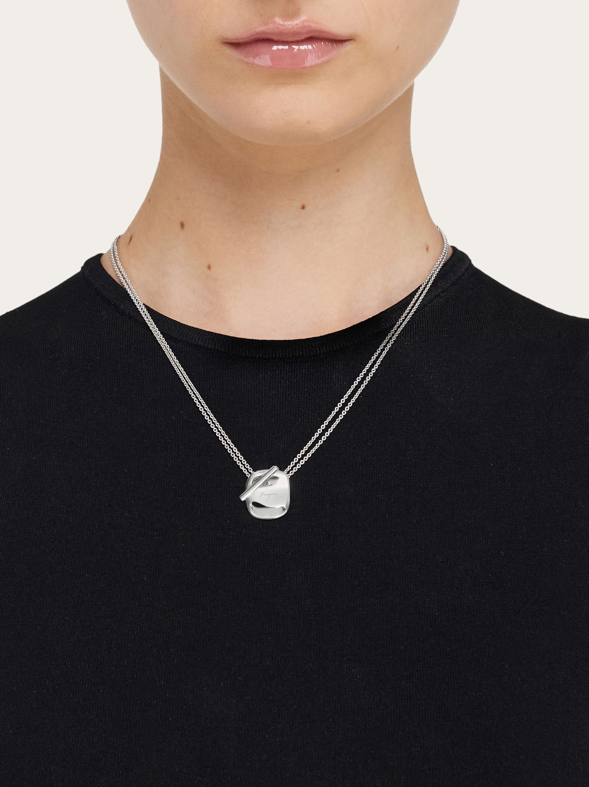 ネックレス・ペンダント FERRAGAMO VARA NECKLACE FERRAGAMO Vara necklace - small | REVERSIBLE